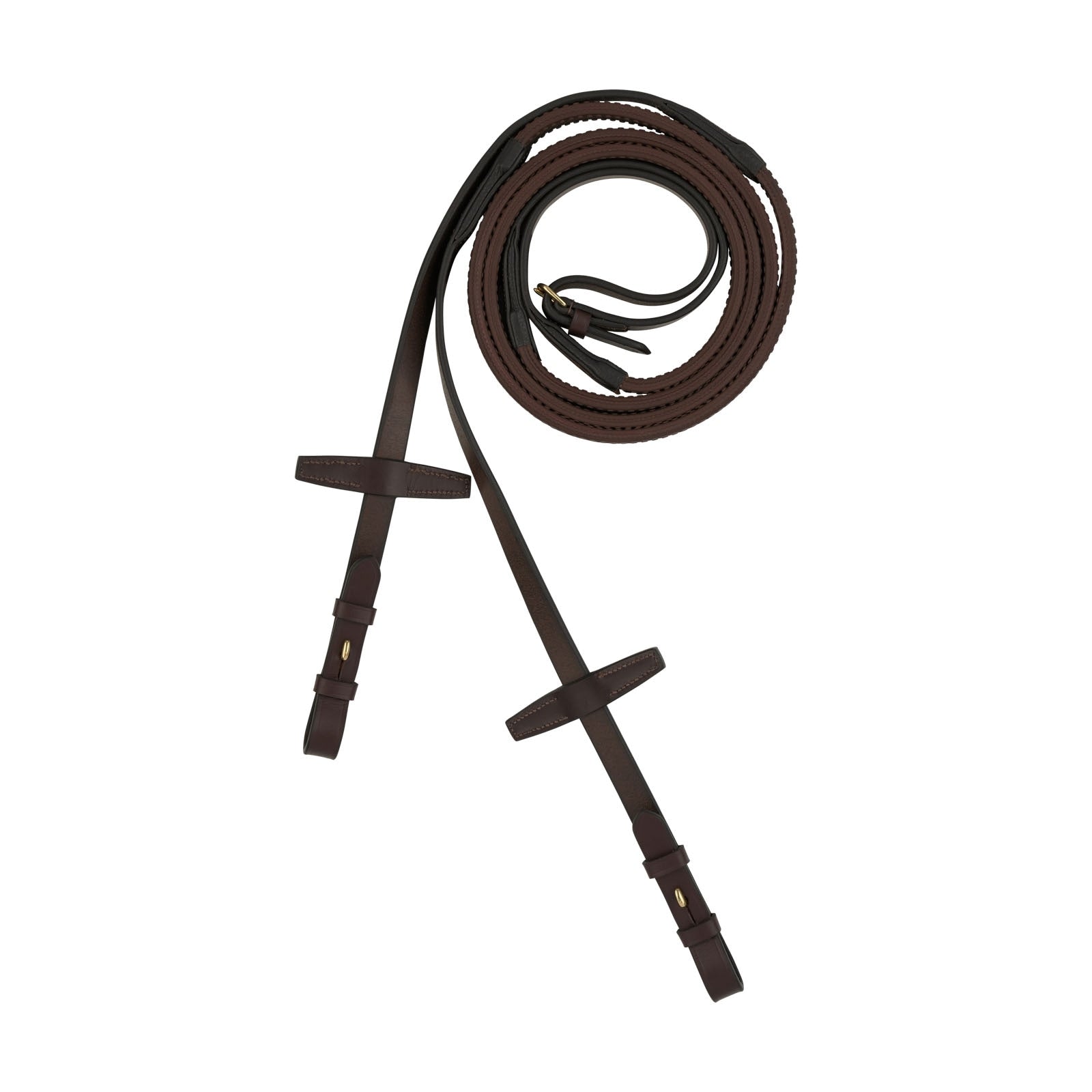 Horze Muswell Leather Reins with Rubber Bridles & Reins