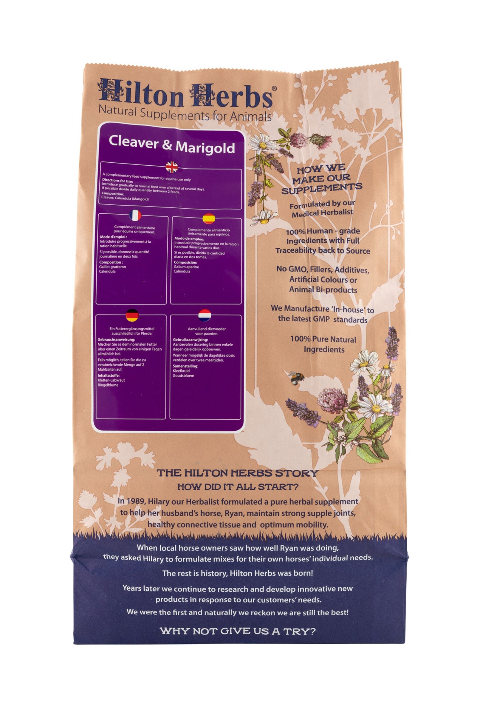 Hilton Herbs Cleaver & Marigold, 1kg Horse Feed & Nutrition