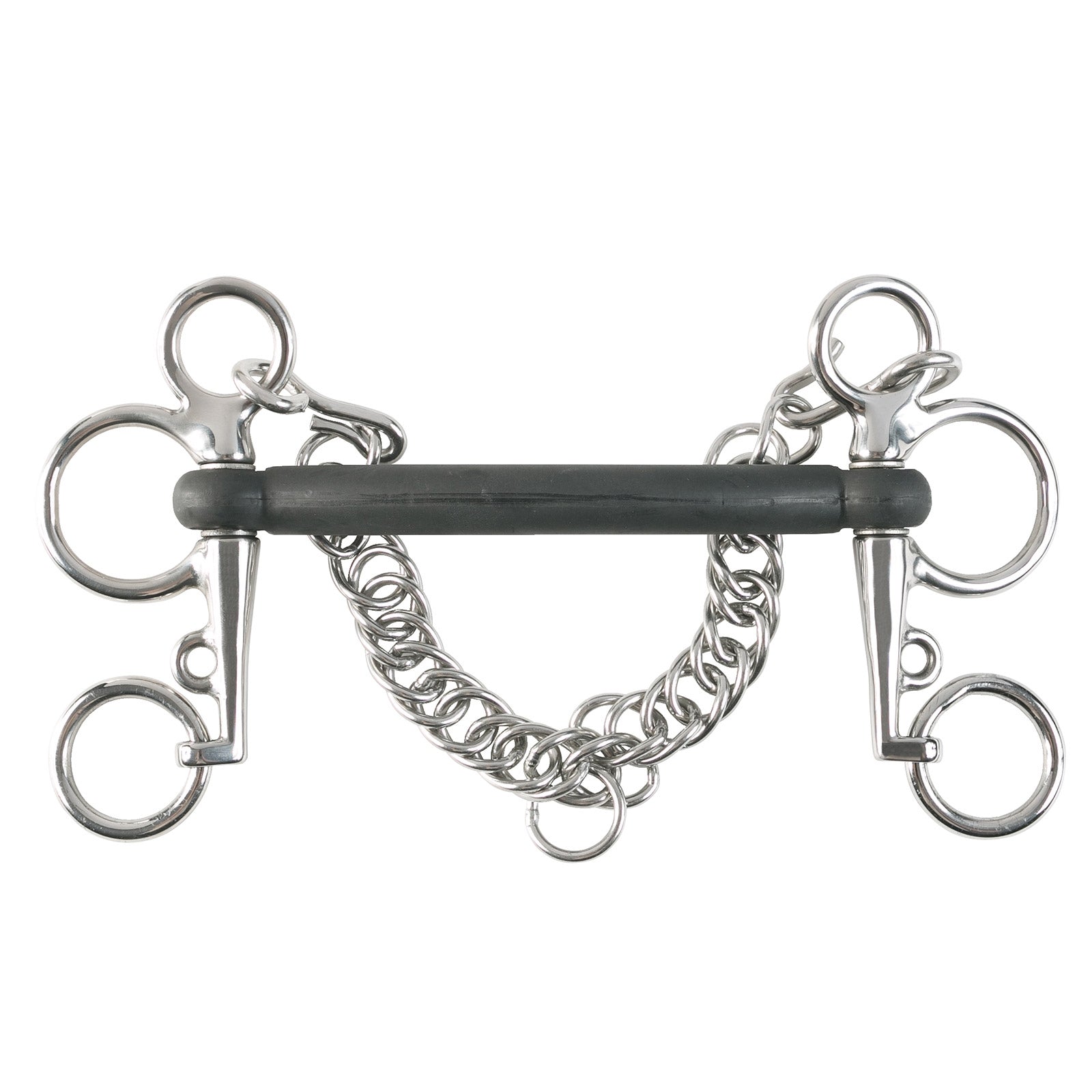 Horze rakt Pelham-gummibett Bett