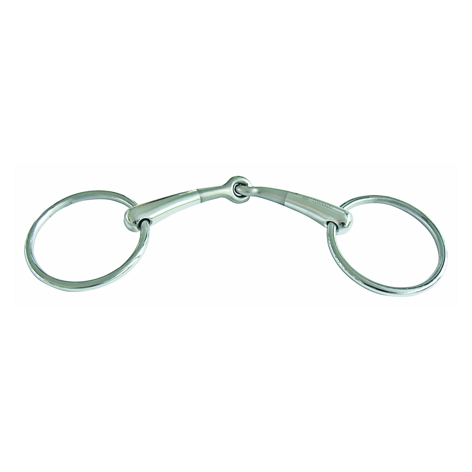 Sprenger Turnado Stainless Steel Loose Ring Snaffle, Single Jt. 16 mm Bett