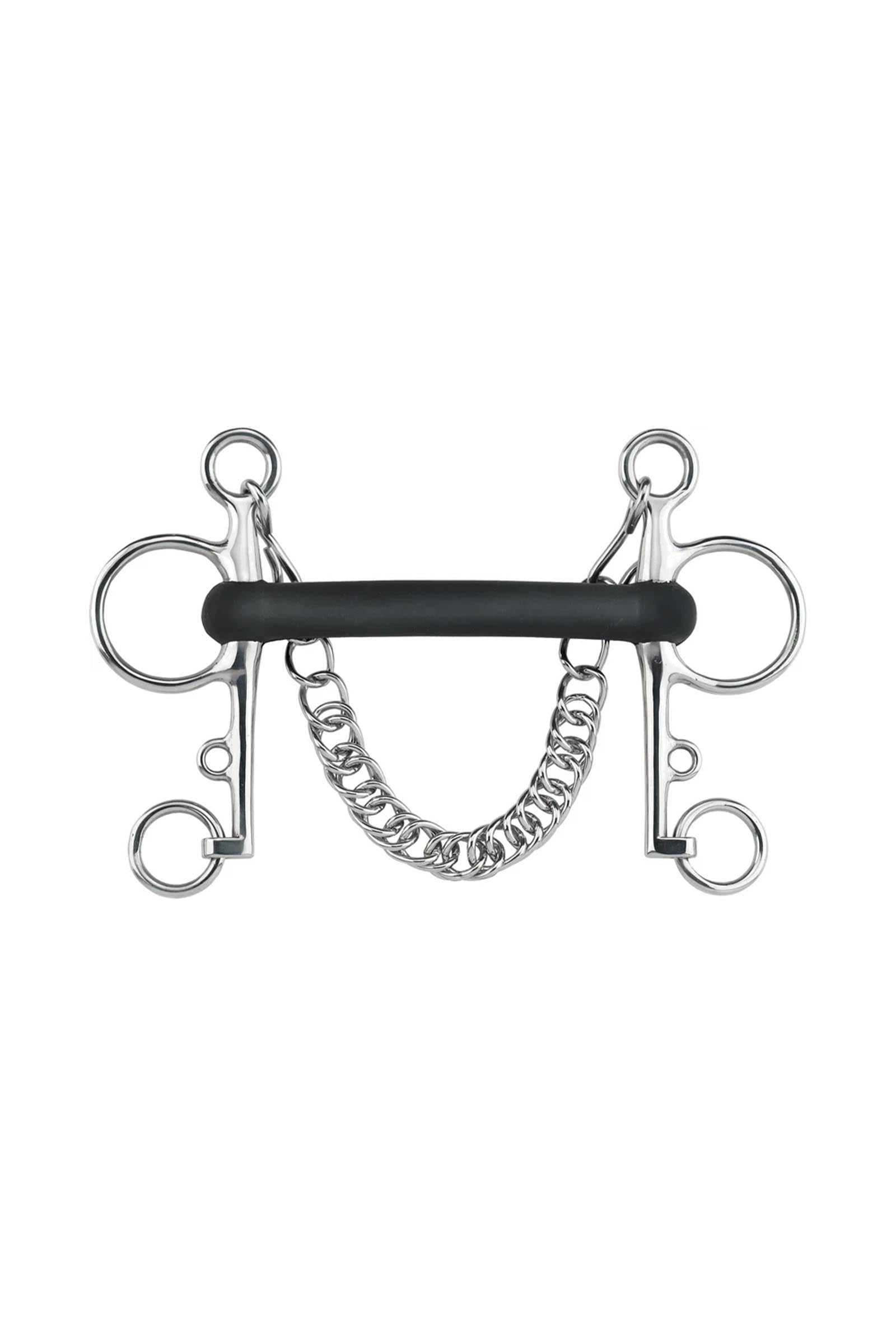 Sprenger gummipelham flexibel, rakt 18 mm, rostfritt stål Bett