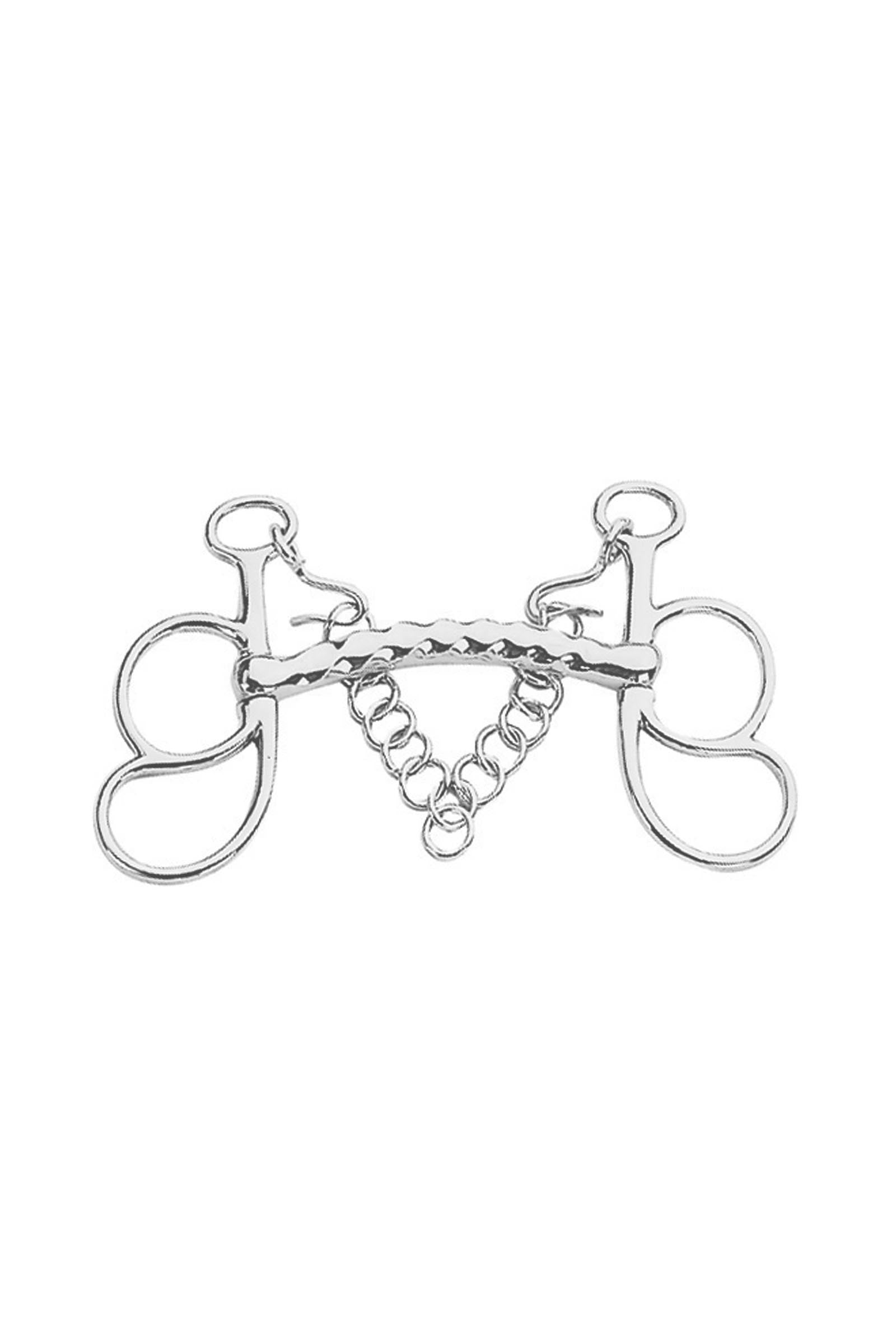 Sprenger Butterfly Liverpool Bit, Mullen Mouth 16mm, 2 Slots Flexible Cheeks, Stainless St. Racing Tack