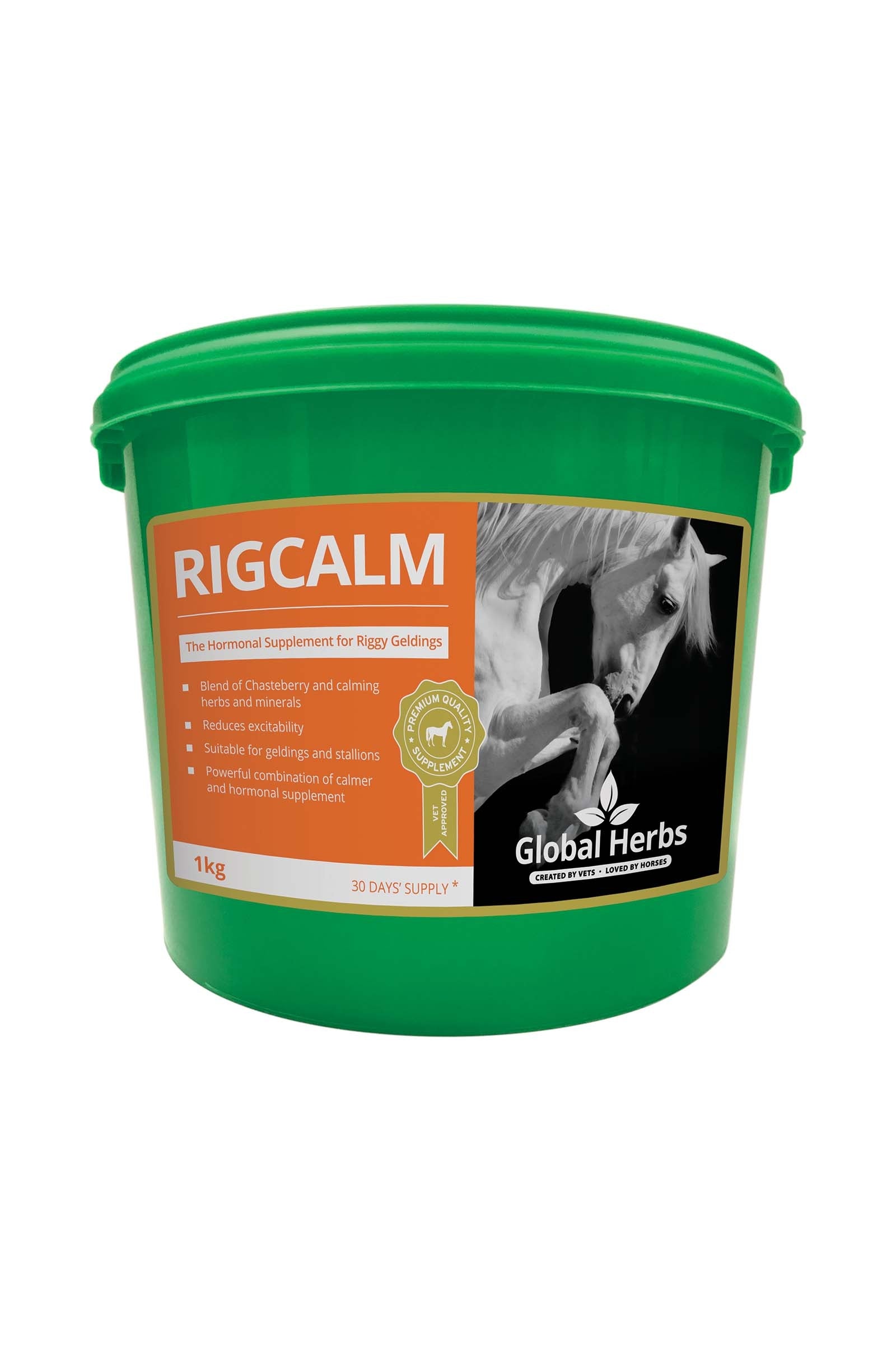 Global Herbs RigCalm 1 kg Horse Feed & Nutrition