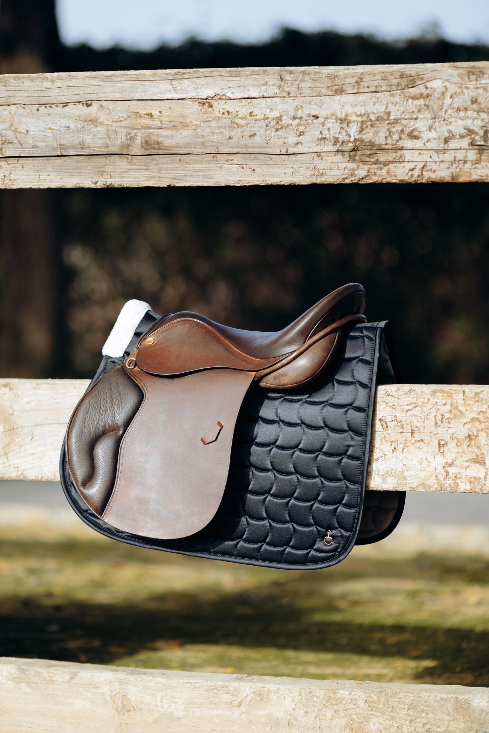 Horze Houston All Purpose Saddle Pad with Faux Fur Saddle Pads