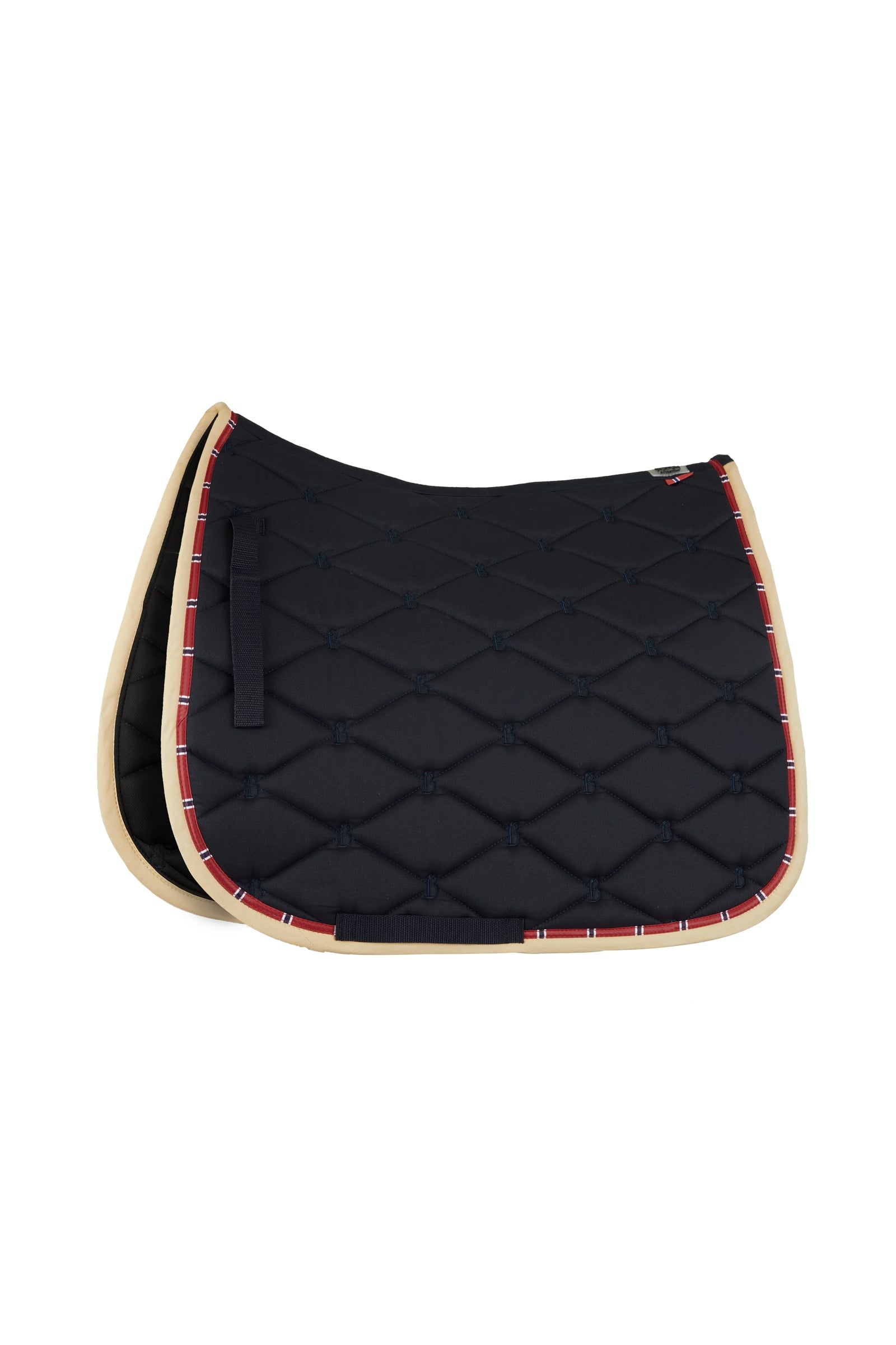 B Vertigo Amory All Purpose Saddle Pad with Monogram Embroidery Saddle Pads