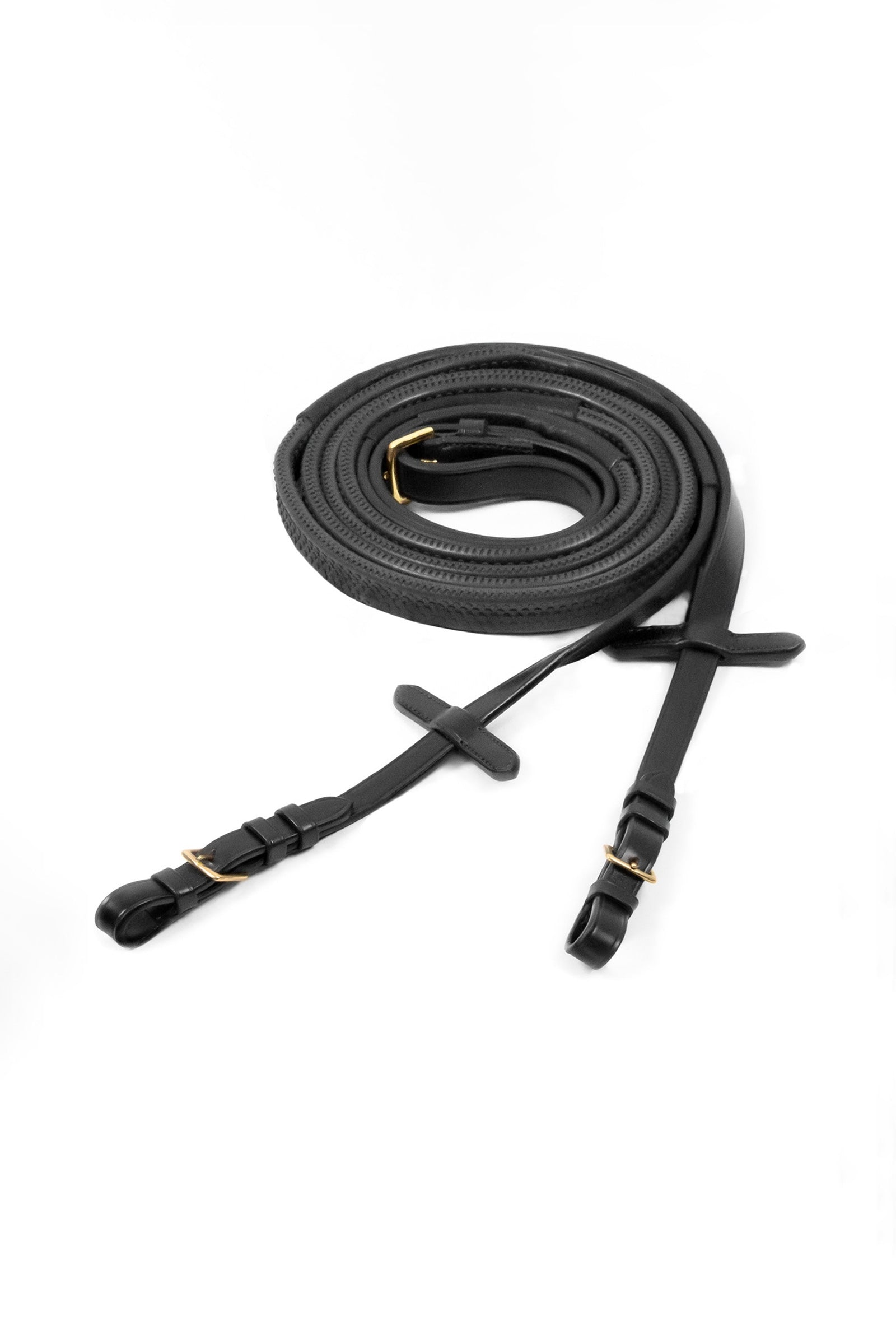 Schockemöhle Sports gummityglar med spännen Träns & Tyglar