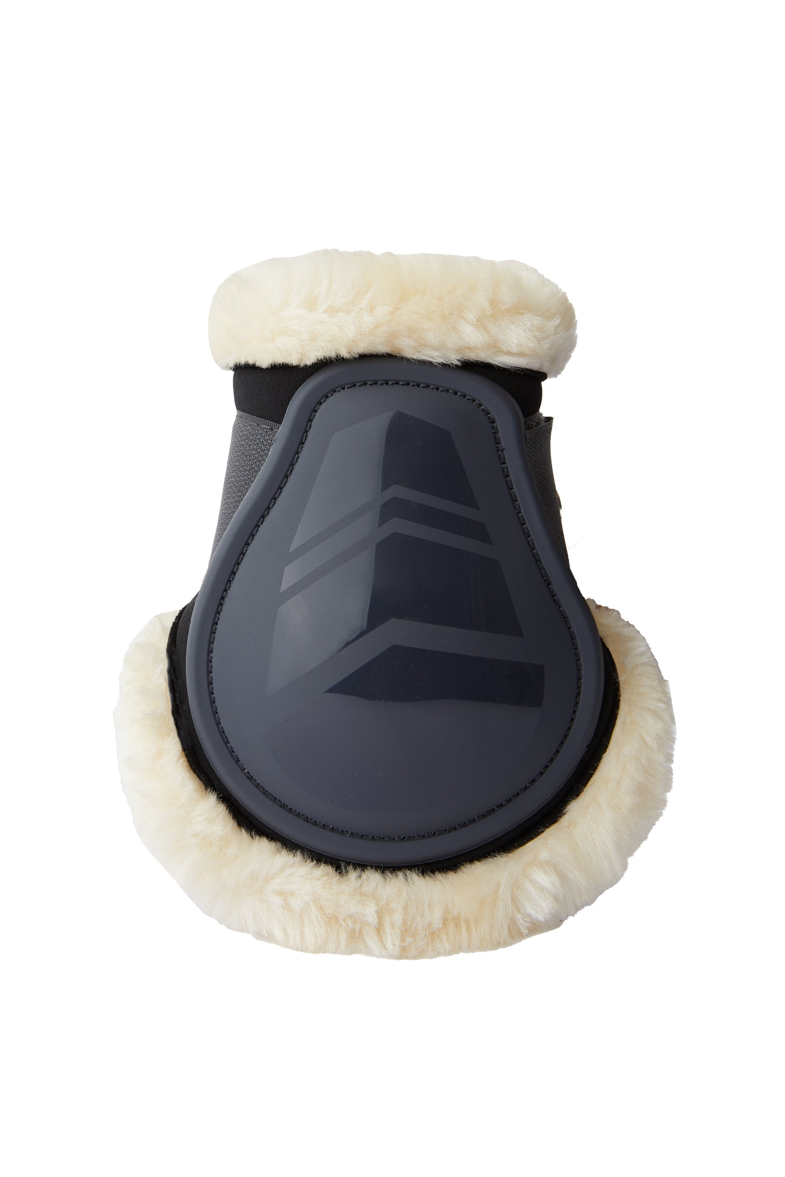 Horze Caliber Fetlock Boots with Faux Fur Lining Leg Protection & Hoof Protection for Horses