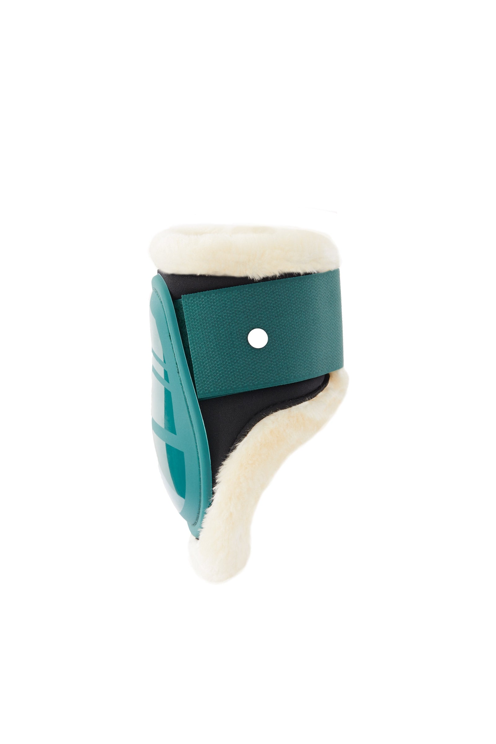 Horze Caliber Fetlock Boots with Faux Fur Lining Leg Protection & Hoof Protection for Horses