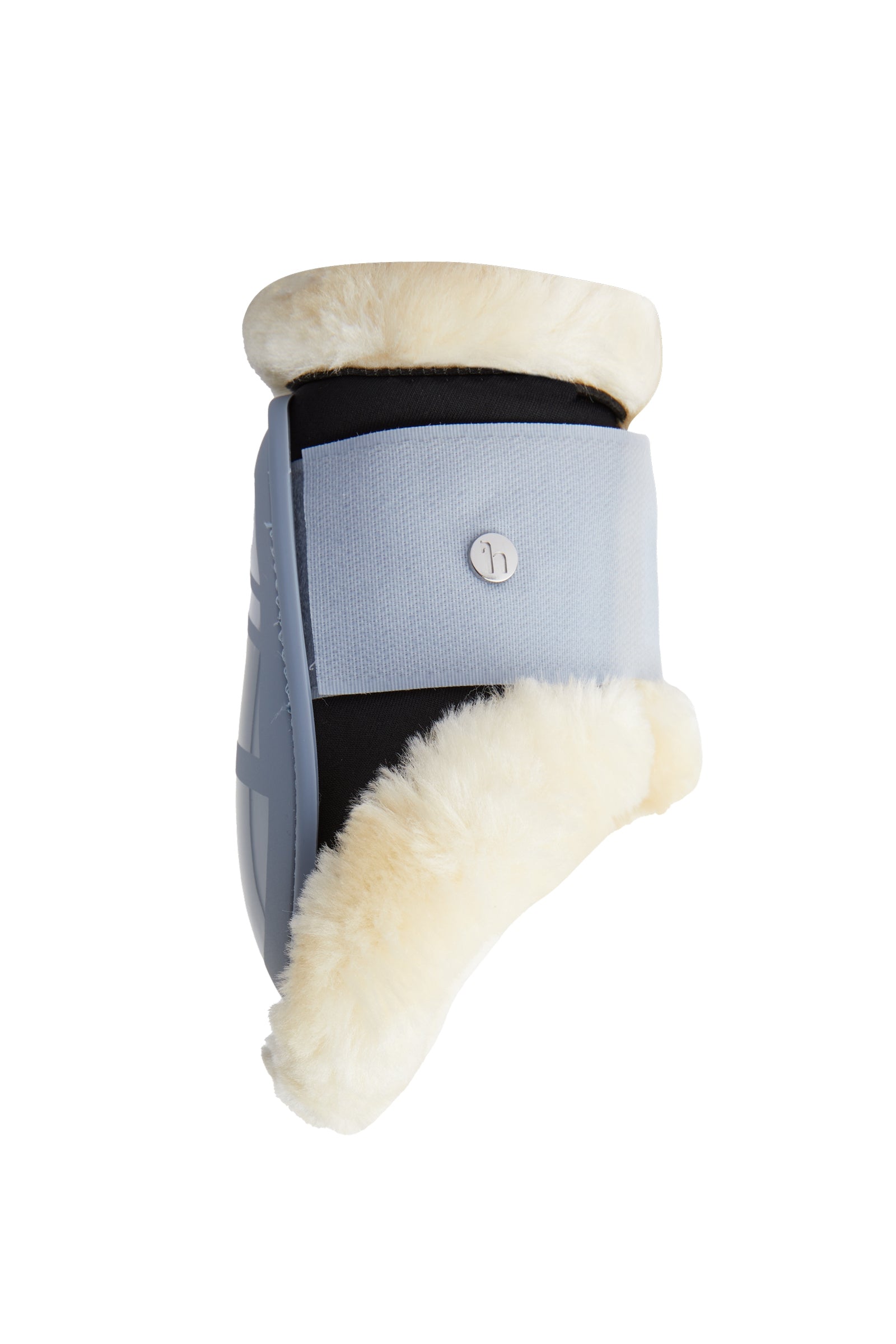 Horze Caliber Fetlock Boots with Faux Fur Lining Leg Protection & Hoof Protection for Horses