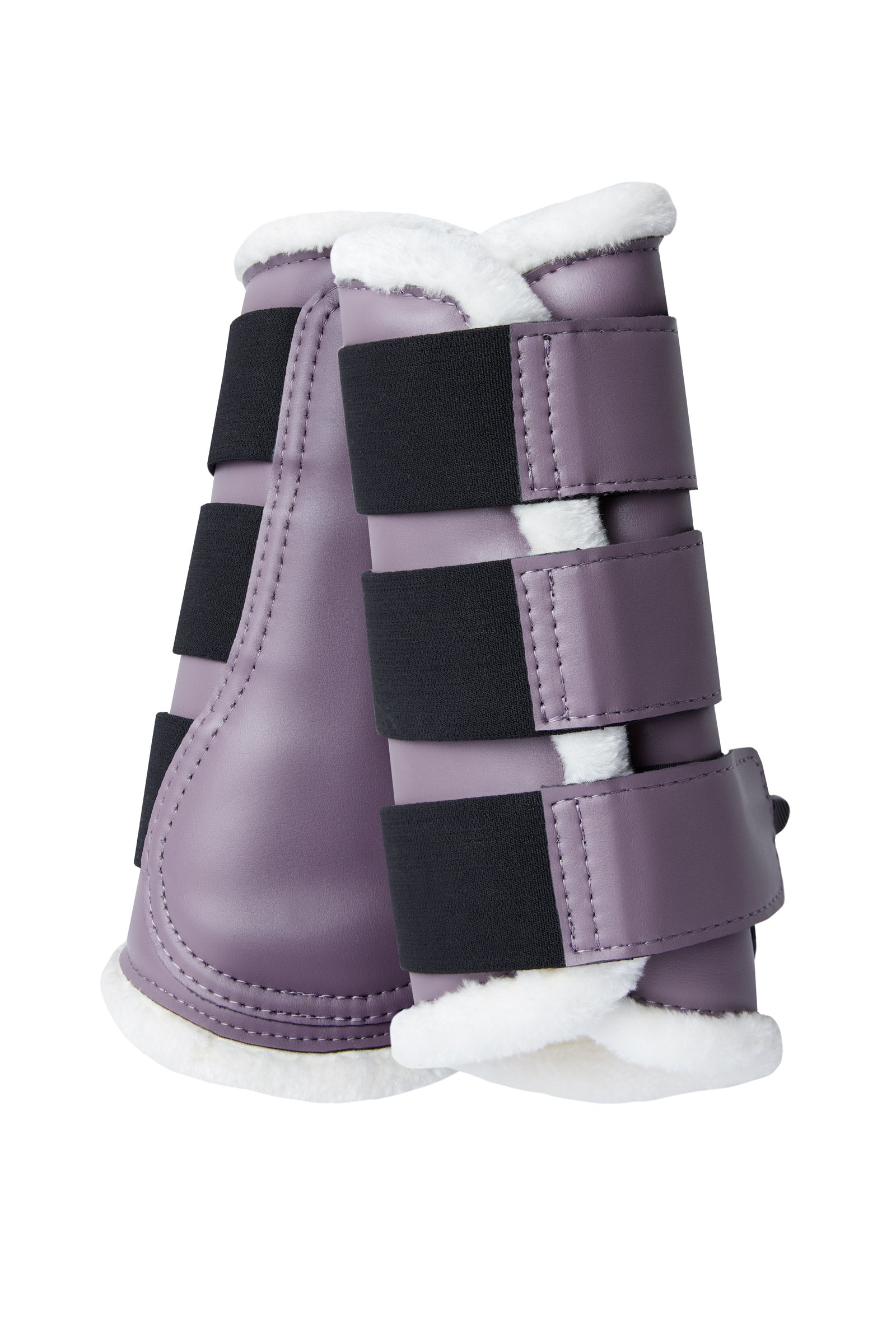 Horze Ghent Brushing Boots with Faux Fur Leg Protection & Hoof Protection for Horses