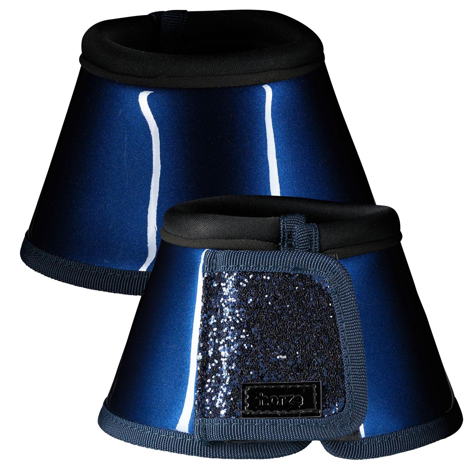 Horze Bell Boots with Glitter Leg Protection & Hoof Protection for Horses