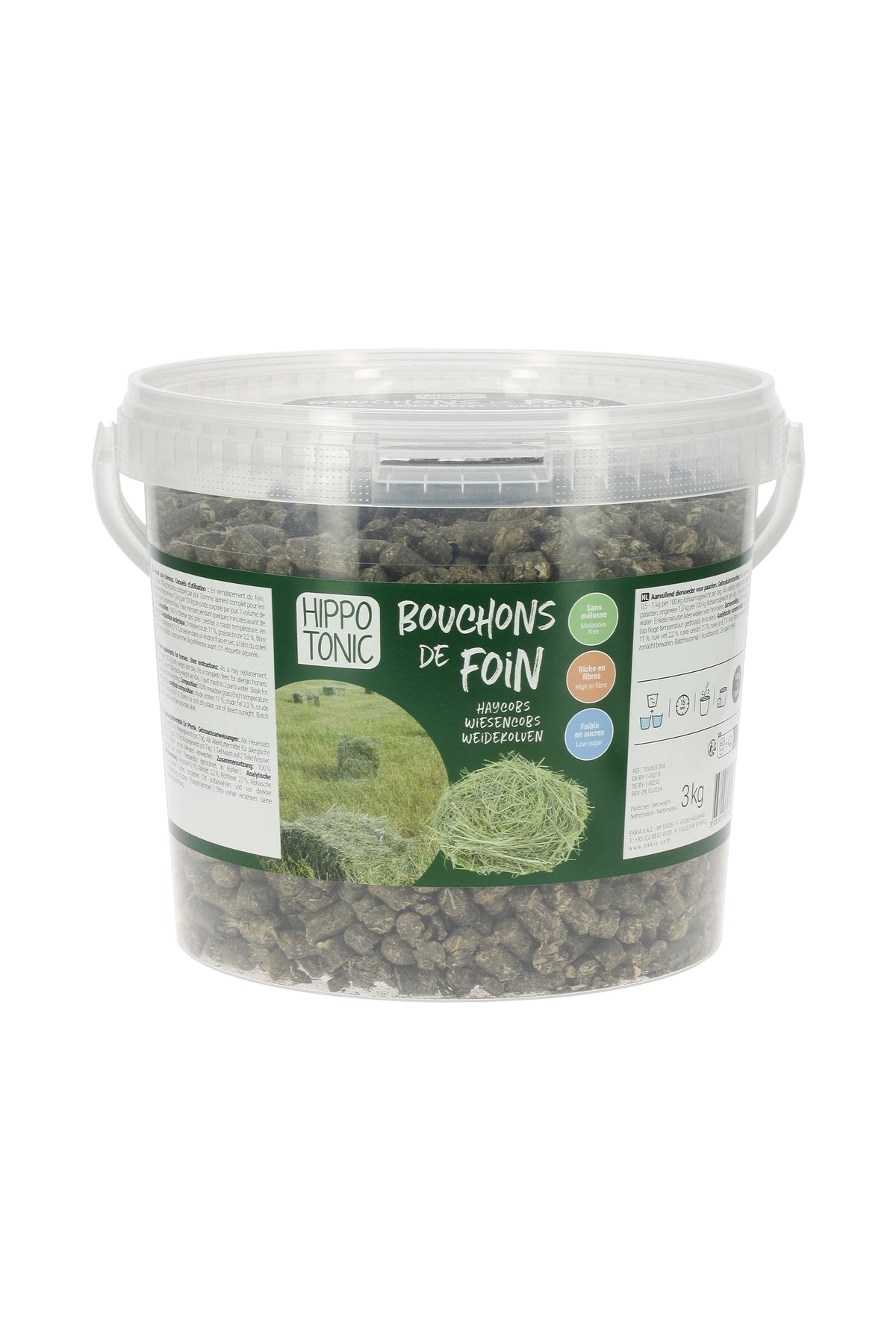 HIPPOTONIC Hay Cobs, Tillägg, 3 kg Horse Feed & Nutrition