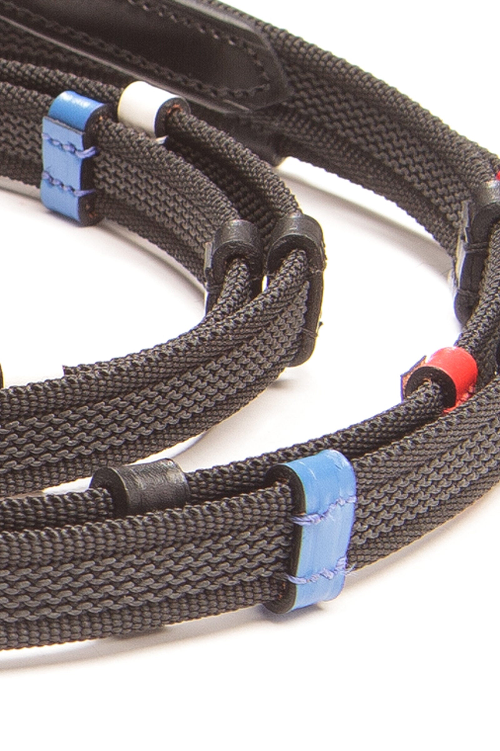 Kavalkade Training Rubberised Reins With Stops, 16 mm Bridles & Reins