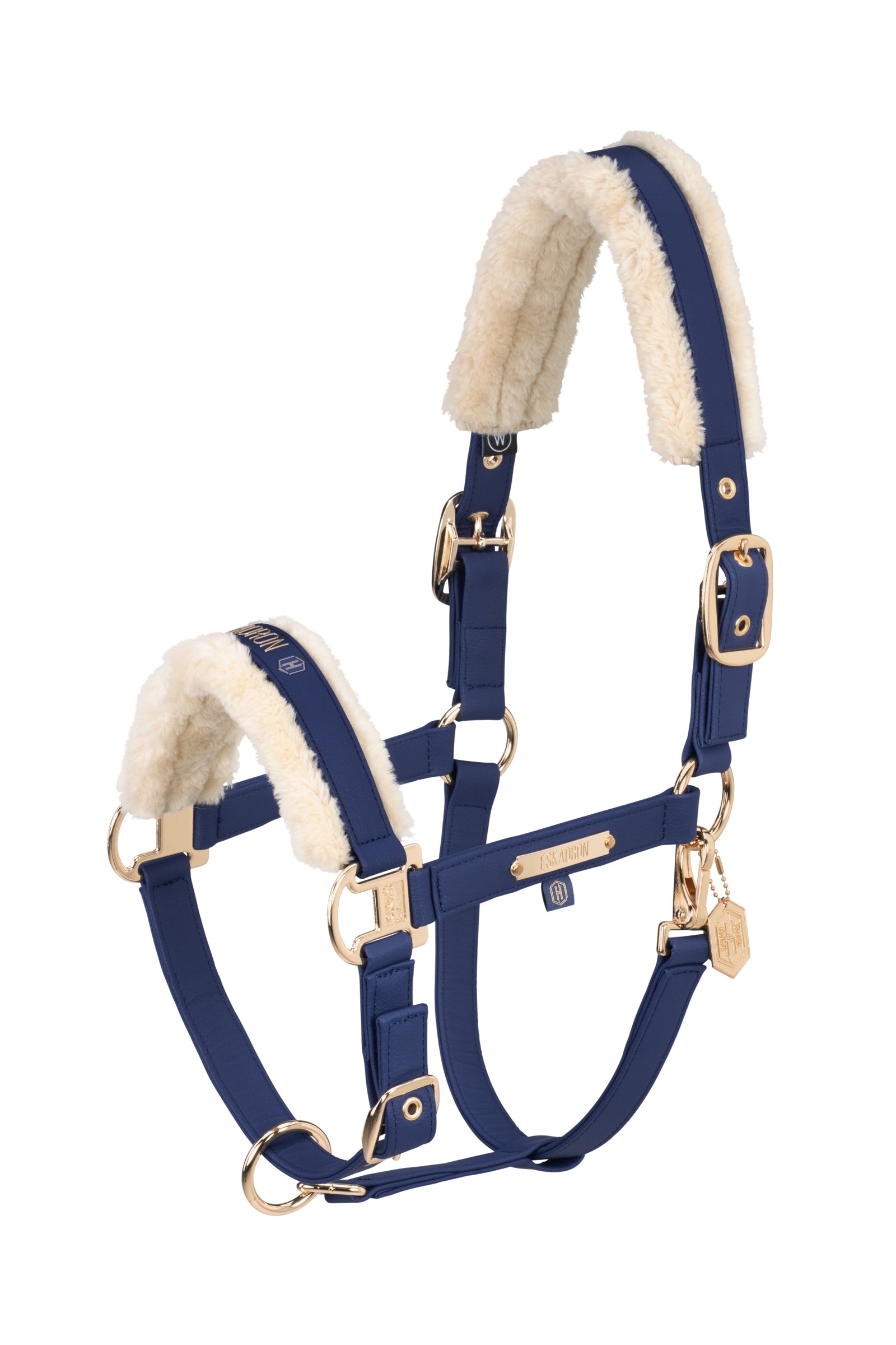 Eskadron Heritage AW24 Konstläder Grimma med Double Pin och konstpäls Grimma & grimskaft