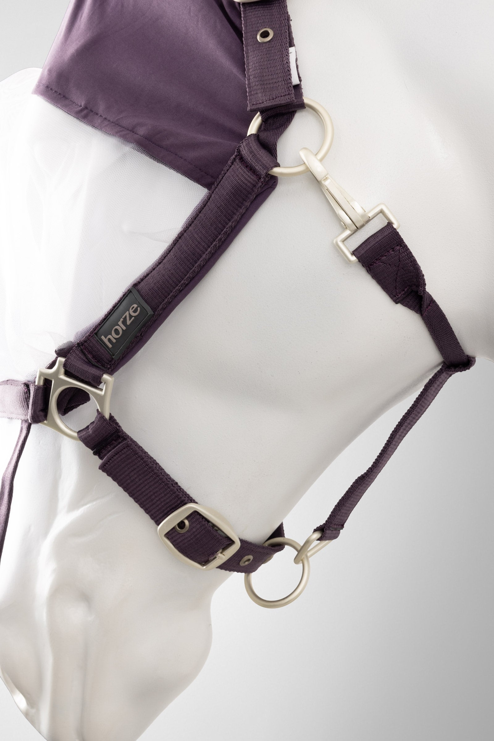 Horze Paso Fino Halter With Fly Mask Antifly Protection for Horses