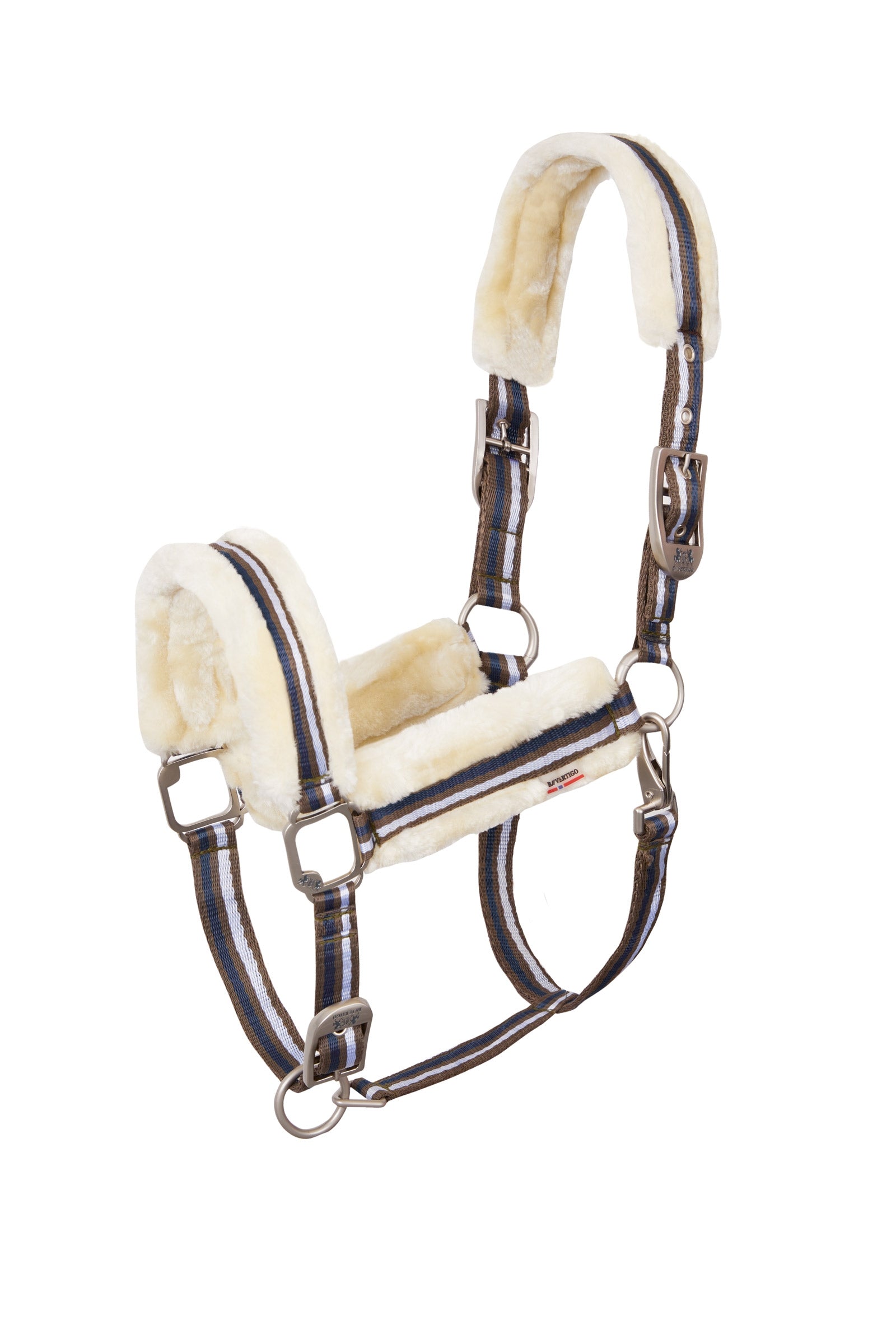 B Vertigo Cameron Halter with Faux Fur Halters & Leads