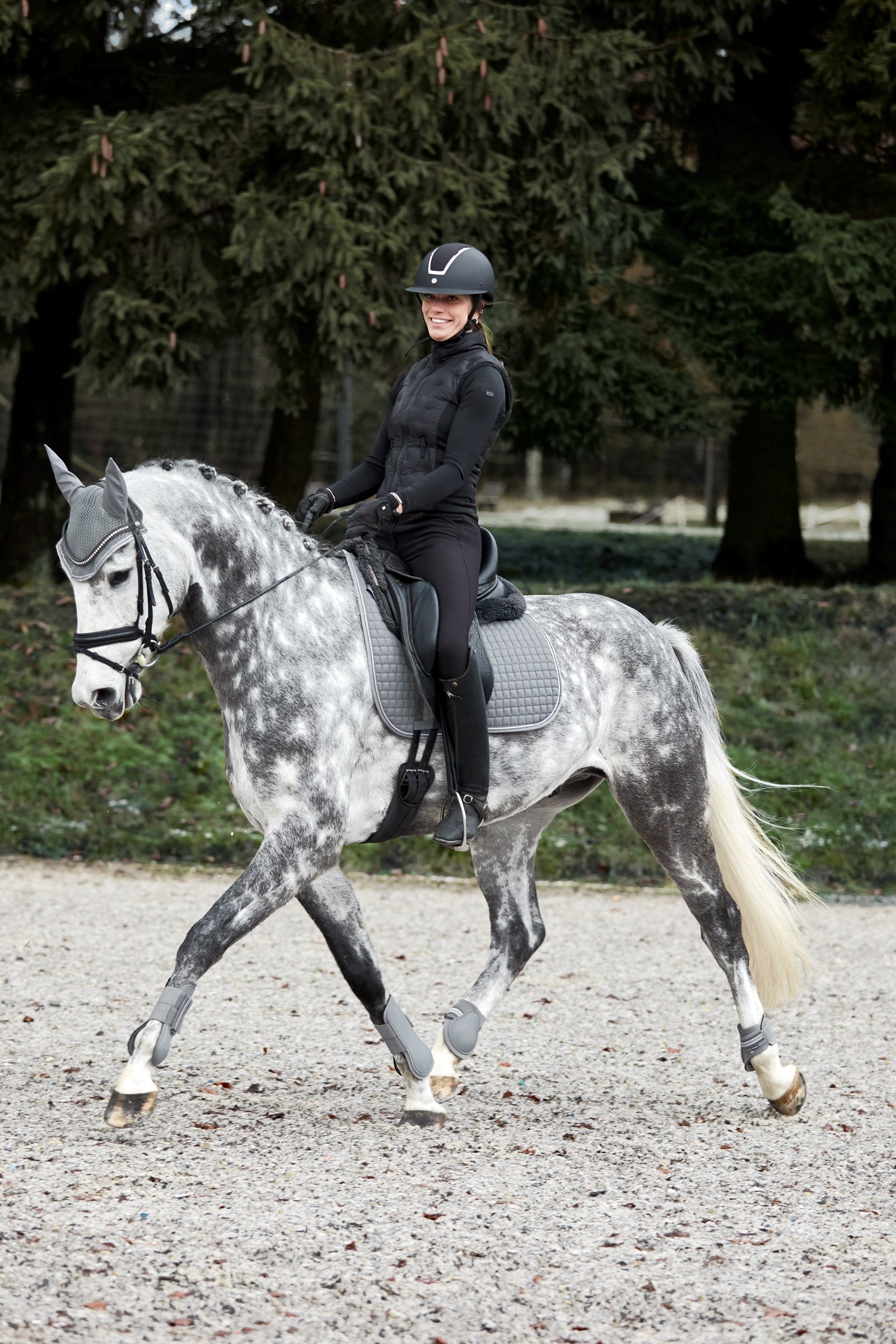 Horze Adepto Ear Net Saddle Pads