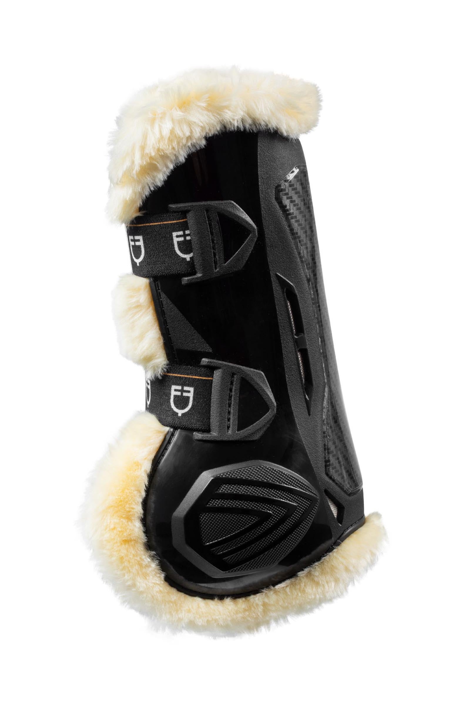 Equestro Synthetic Sheepskin Quick Release Tendon Boots Leg Protection & Hoof Protection for Horses