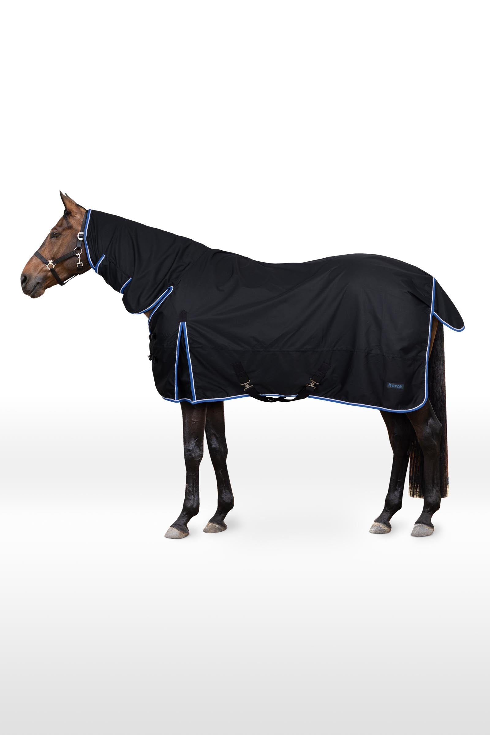 Horze Glasgow Lightweight Full Neck Turnout Rug, 0g Horse Rugs