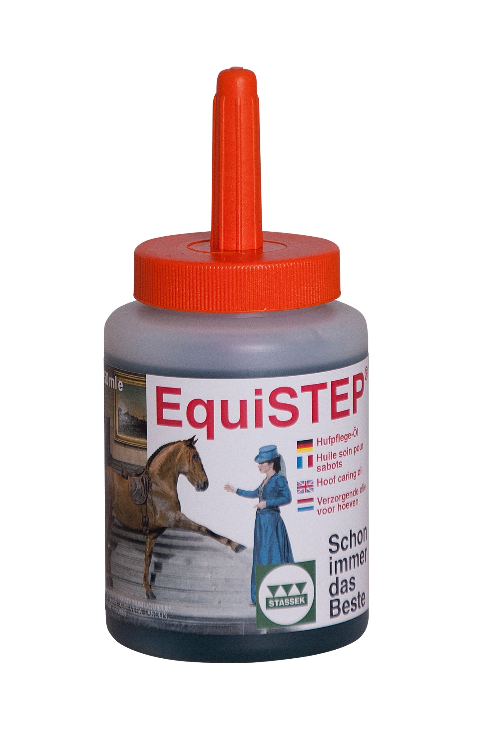 Stassek Equistep Hovolja med borste, 450 ml Hälsovård