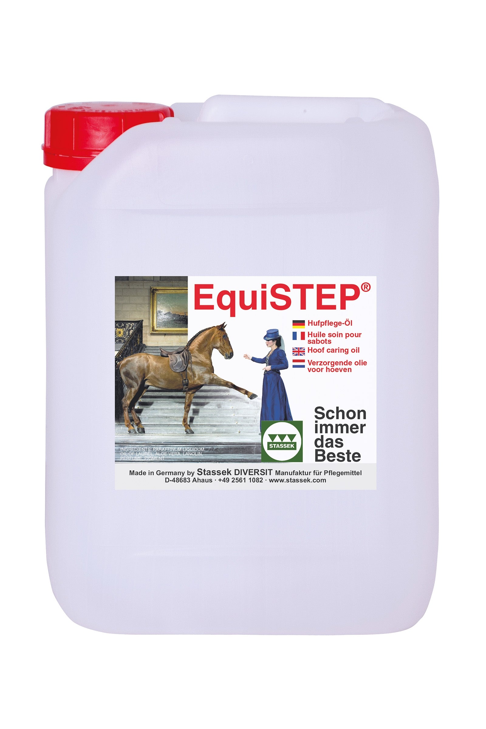 Stassek EquiSTEP Hovolja, refilldunk, 5 liter Hälsovård