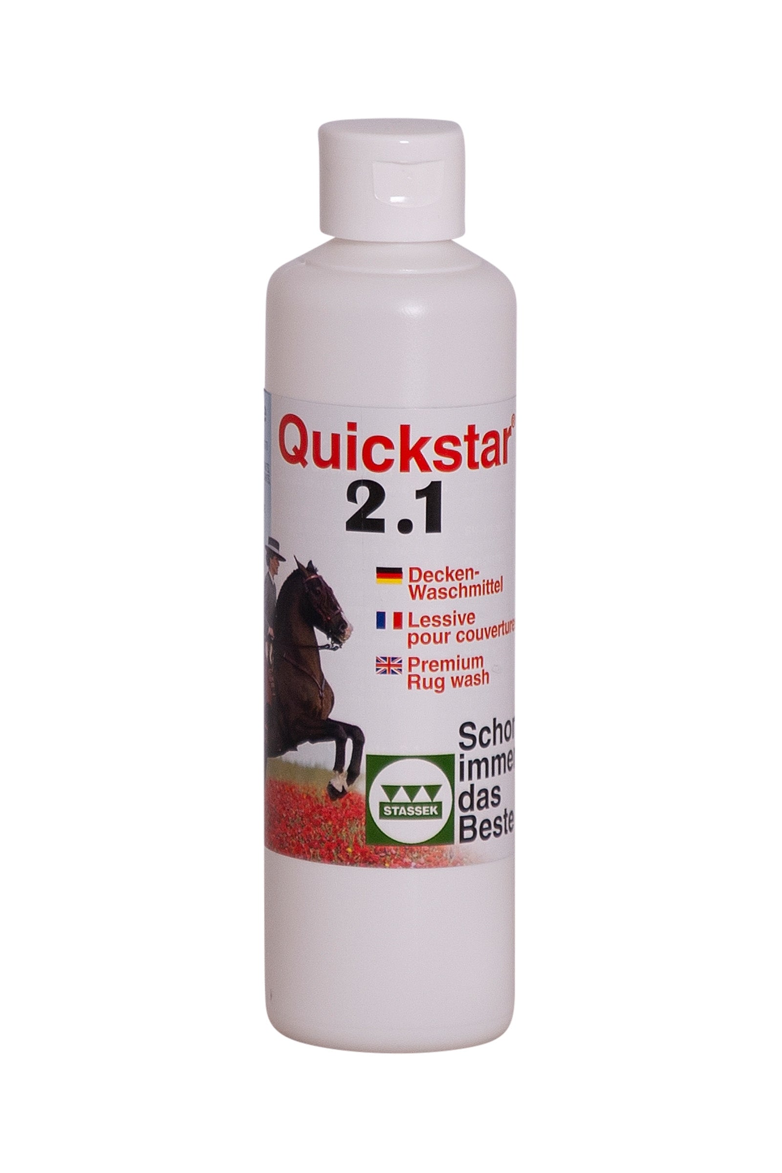 Stassek Quickstar 2.1 Premium Tvättmedel för täcken och sadelunderlägg, 250 ml Hälsovård