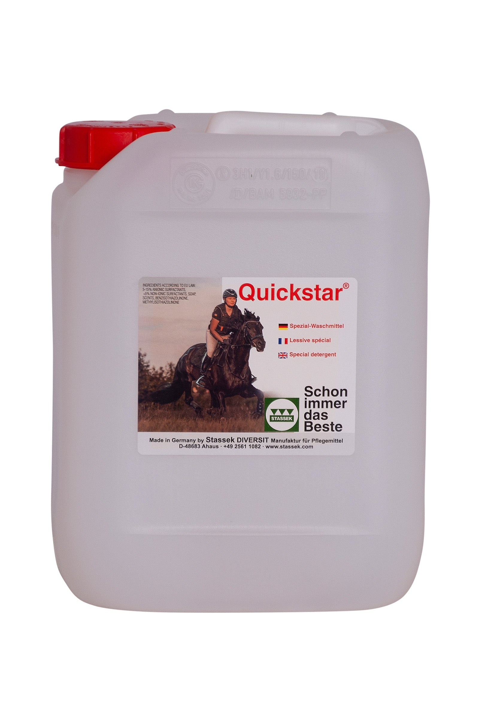 Stassek Quickstar Läder- och ullrengöring, 2 liter Hälsovård