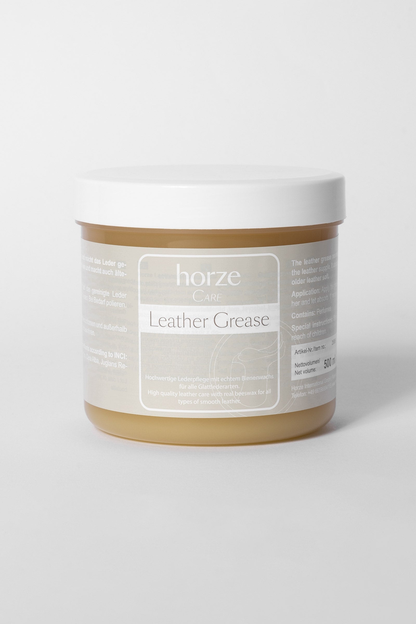 Horze Leather Grease läderfett, 500ml Hälsovård