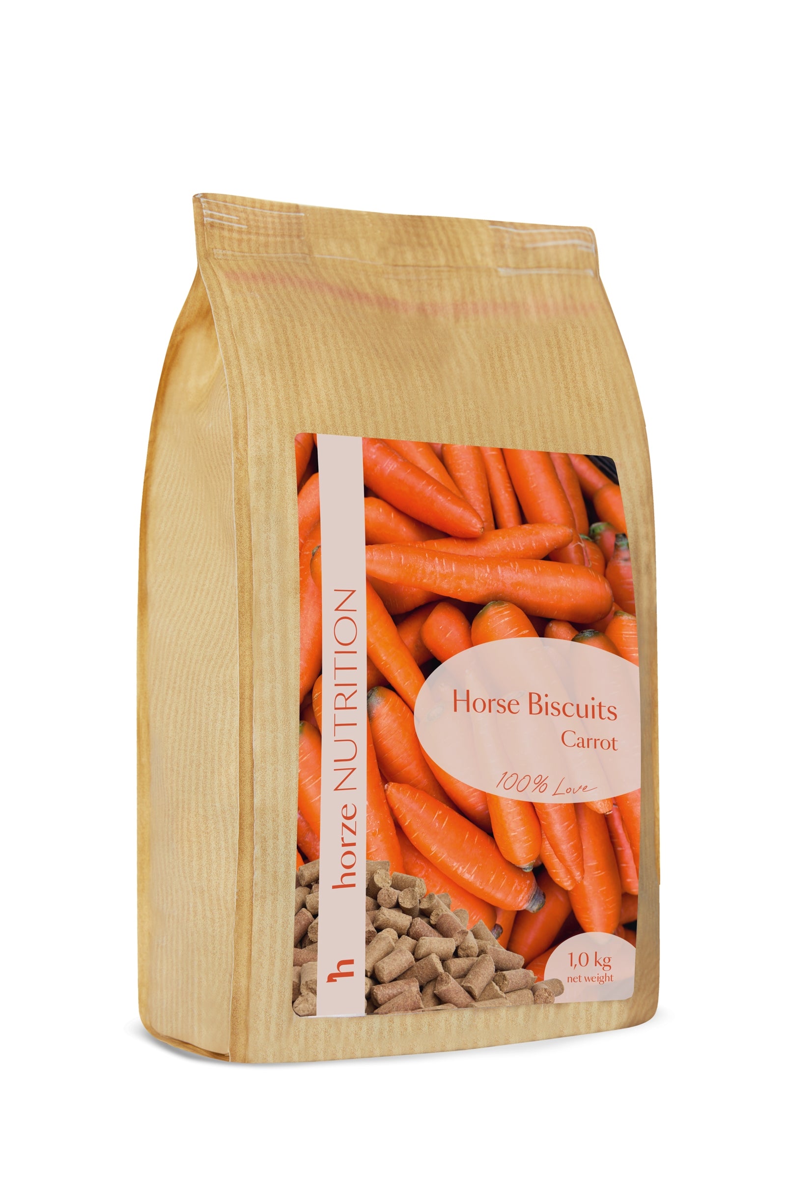 Horze Biscuits Carrot, Treats 1kg Horse Feed & Nutrition