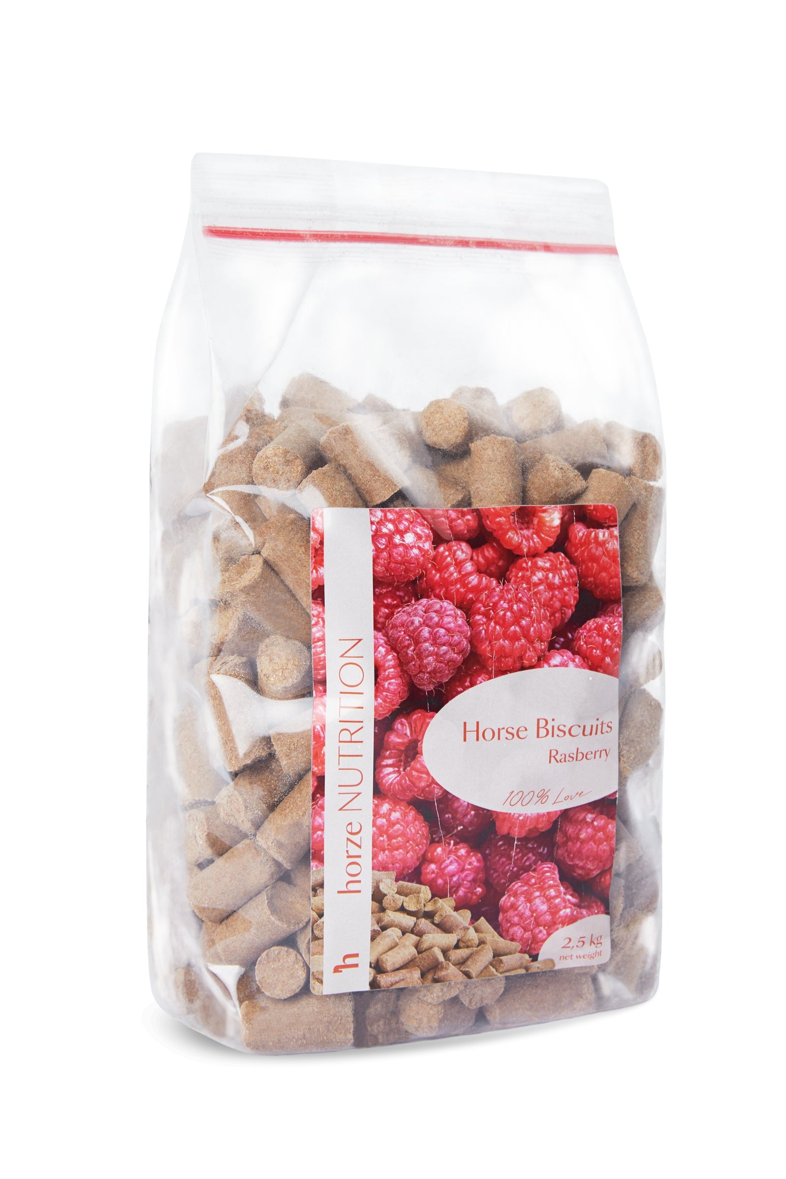 Horze Biscuits Hallon, hästgodis 2,5kg Horse Feed & Nutrition