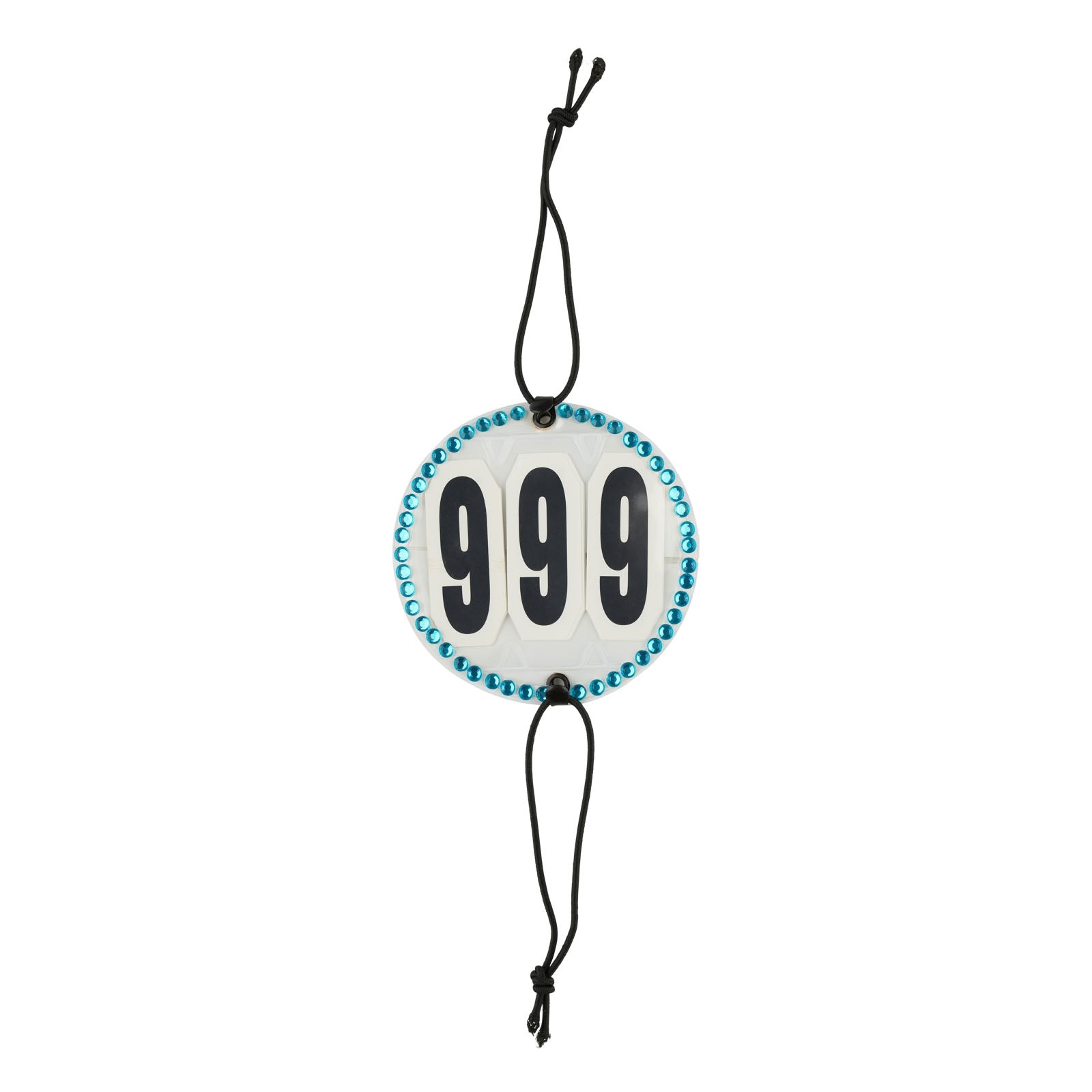 Horze startnummer med kristaller Damridkläder