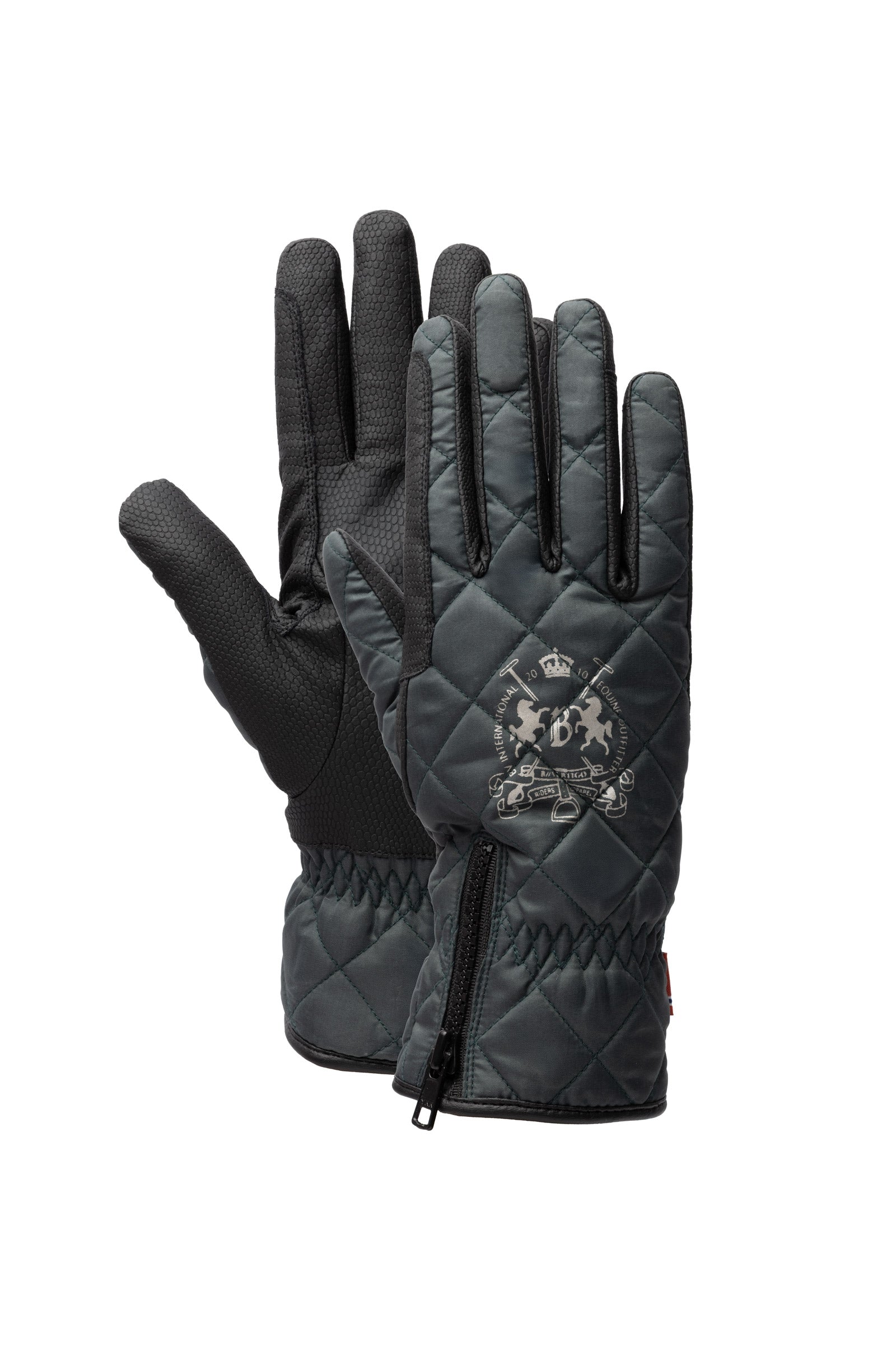 B Vertigo Onyx Waterproof Padded Riding Gloves Riding Gloves