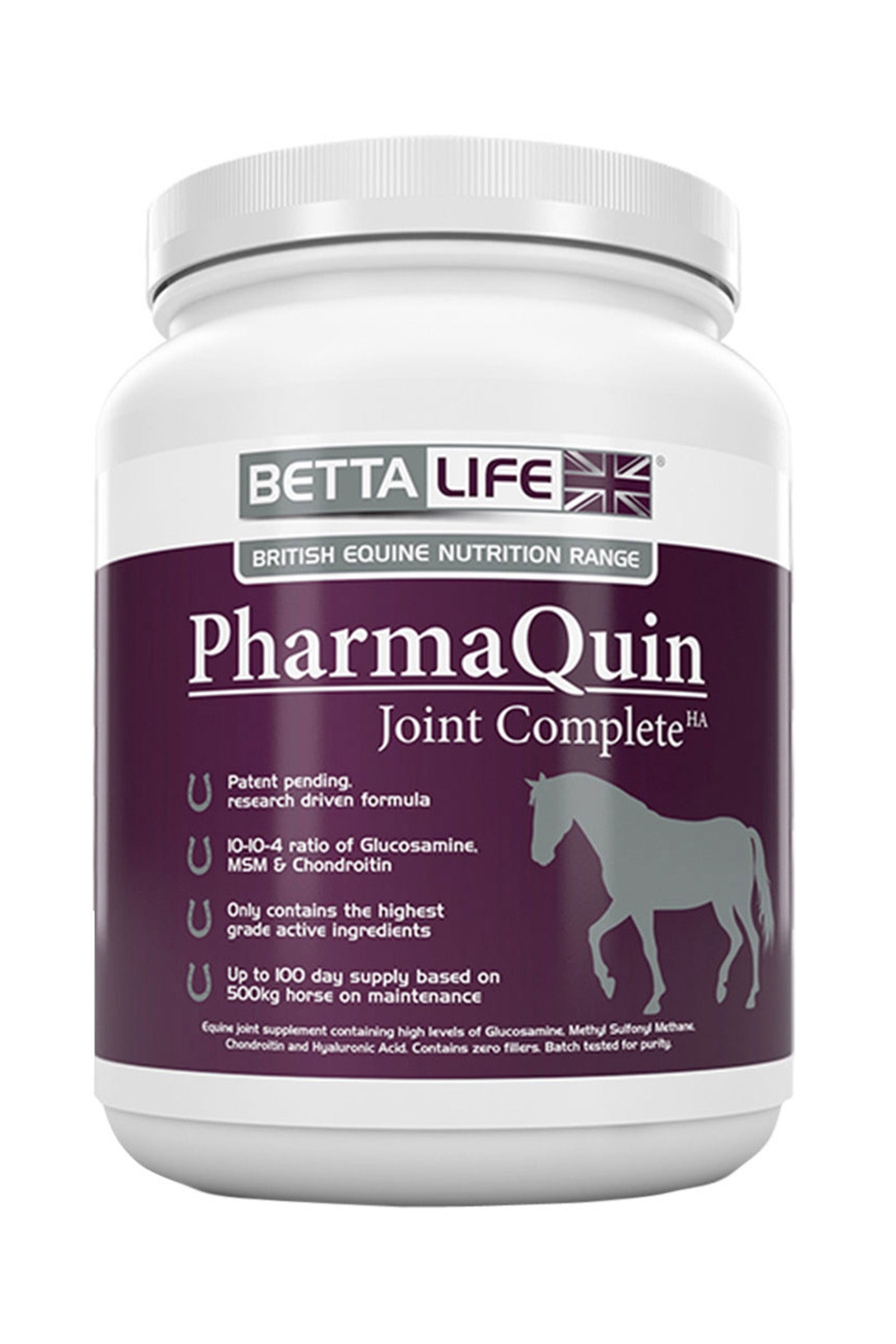Betta Life PharmaQuin Joint Complete HA Equine 1 kg Horse Feed & Nutrition