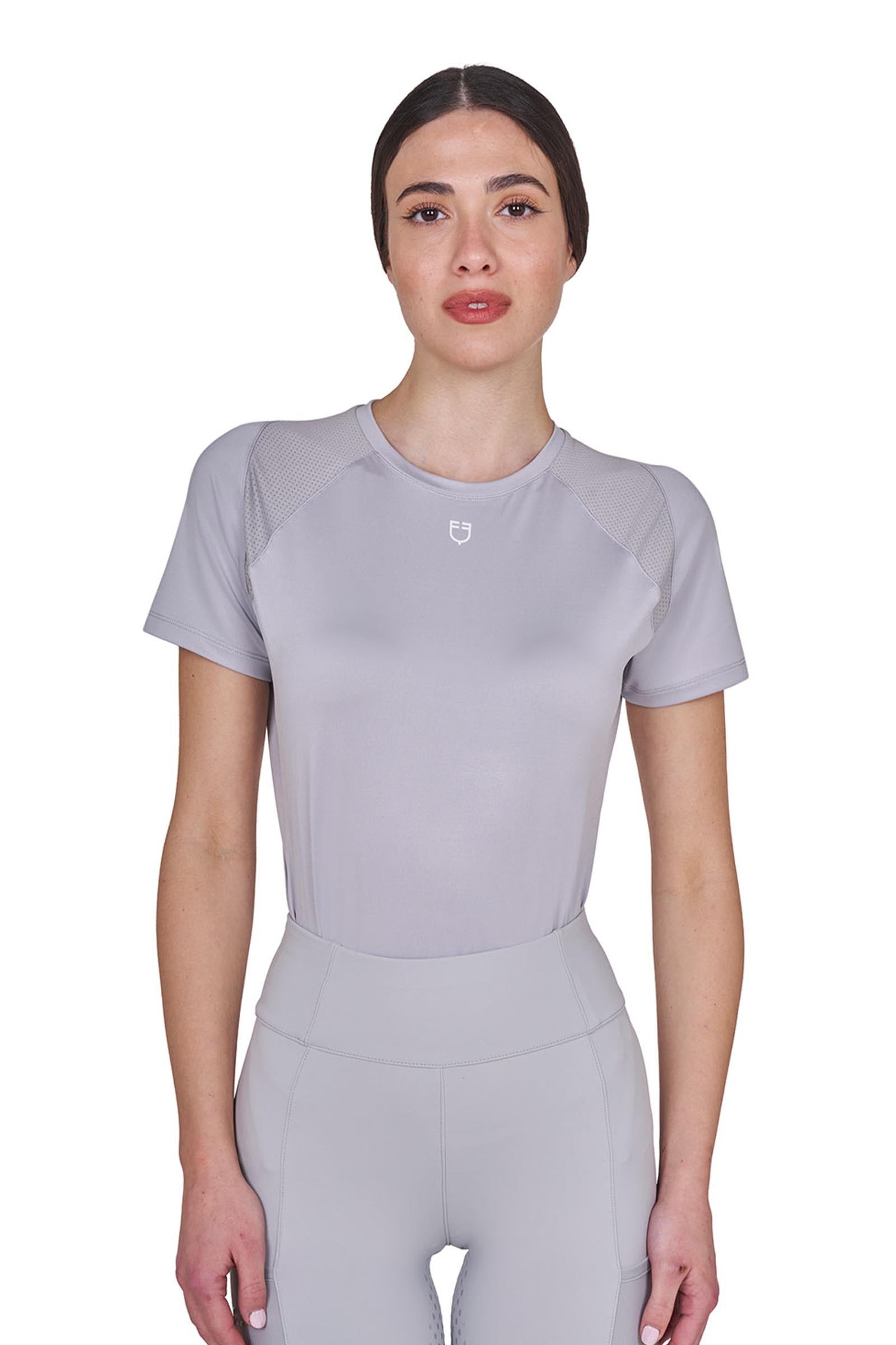 Equestro SS2026 Dam slim teknisk tränings T-shirt Damridkläder