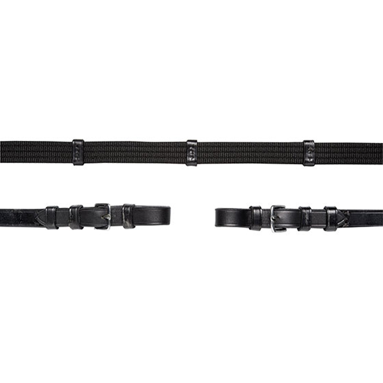 Schockemöhle Sports Web reins with buckles, 5stops,martingale stopper Bridles & Reins