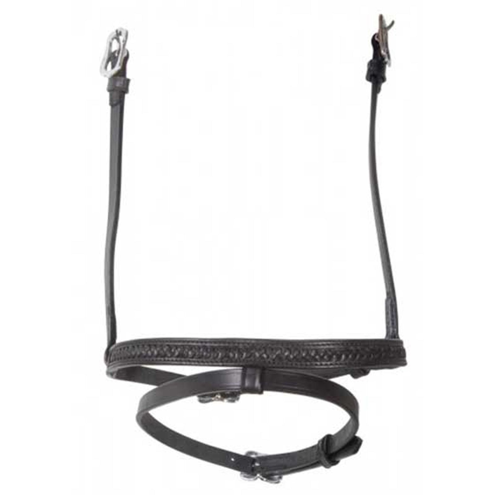 Karlslund kombinerat, flätat pannband Träns & Tyglar