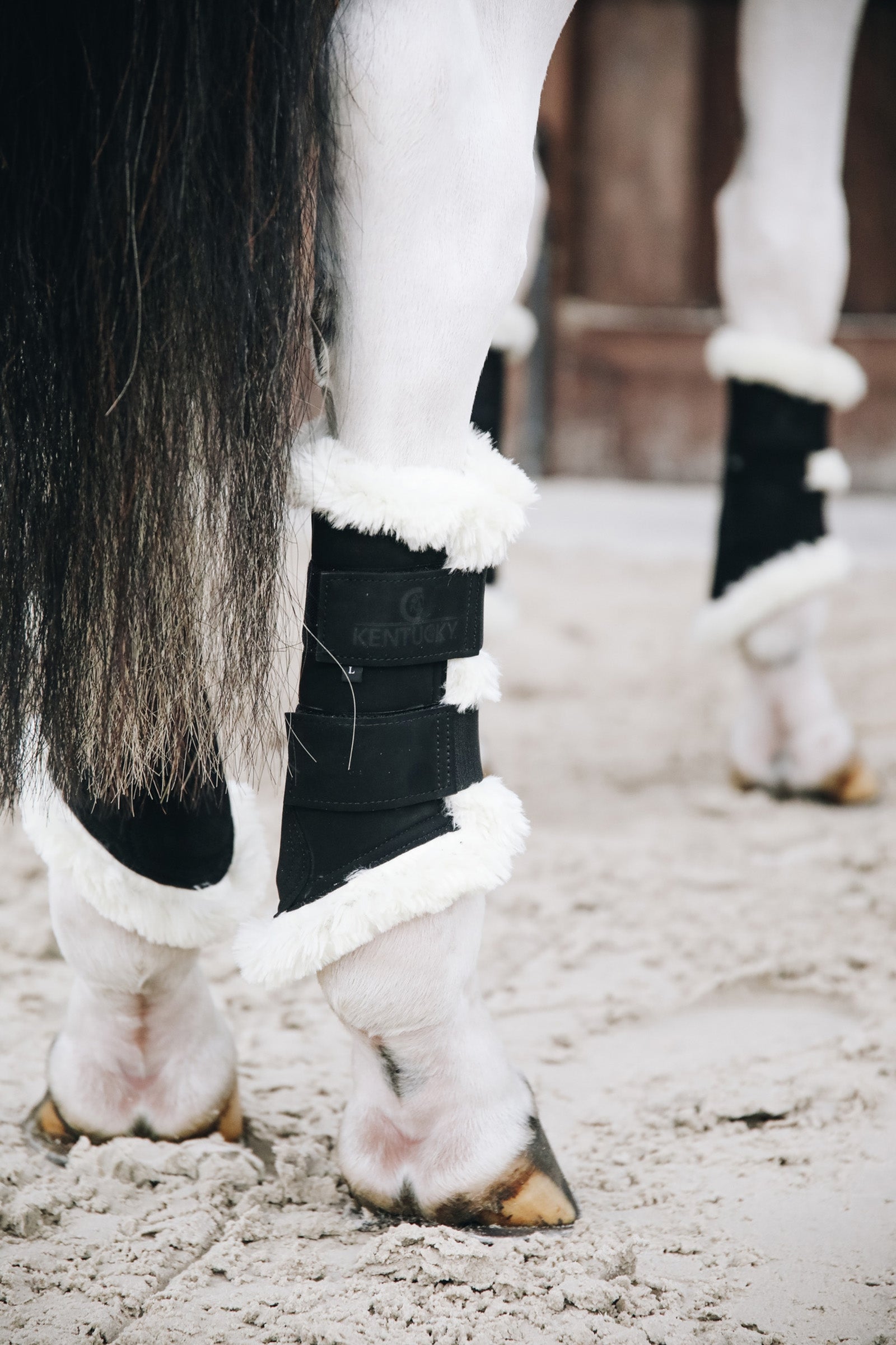 Kentucky Horsewear Turnout AIR boots, front Leg Protection & Hoof Protection for Horses
