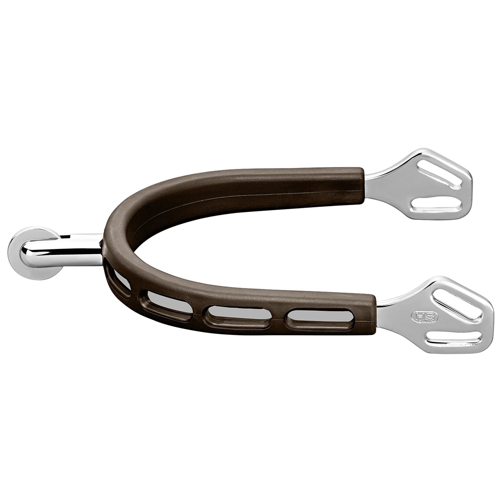 Sprenger Ultra Fit SS sporrar brunt överdrag, med trissa #6 Ridspön