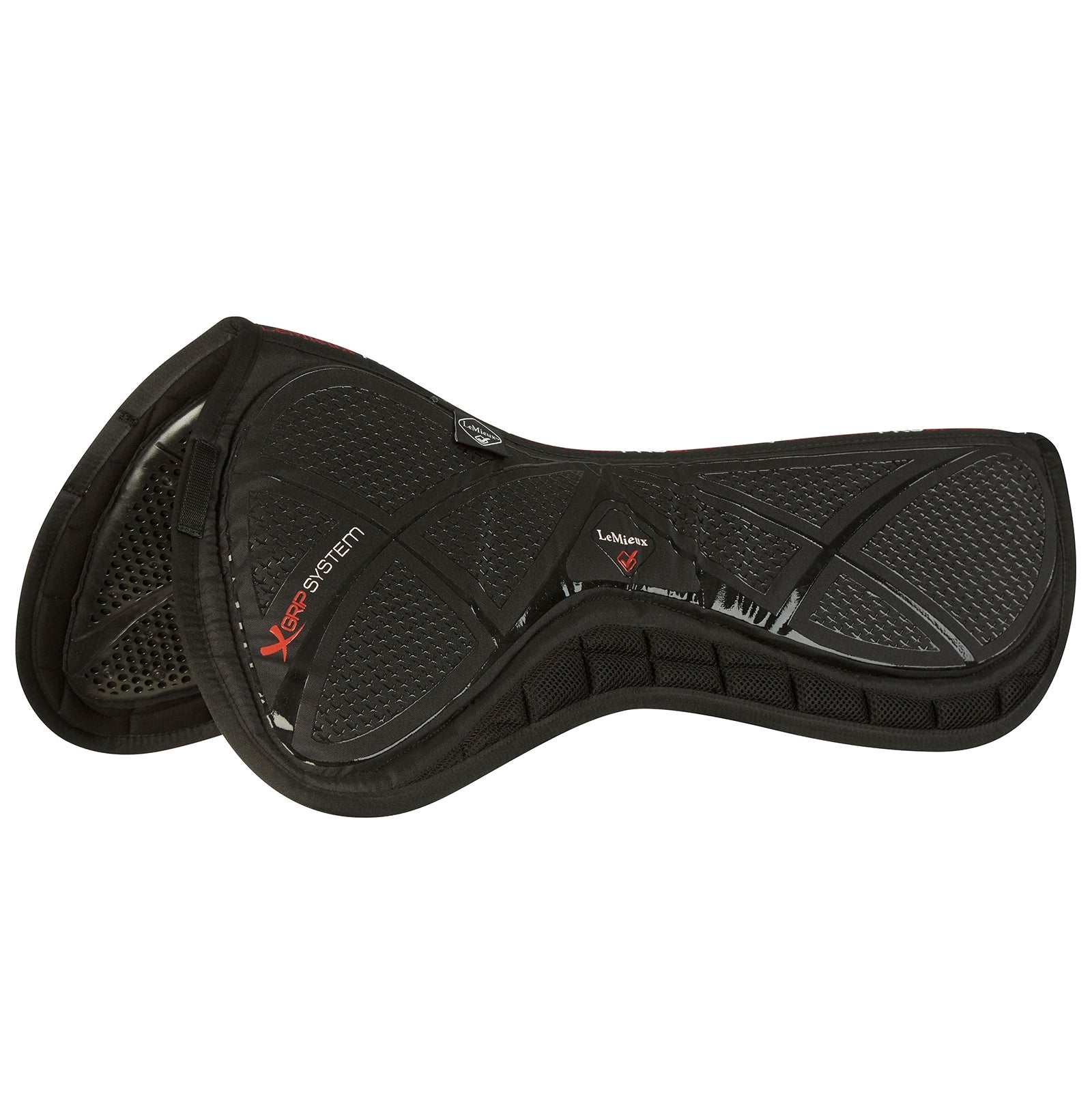 LeMieux X-Grip Twin Sided halvpad Schabrak