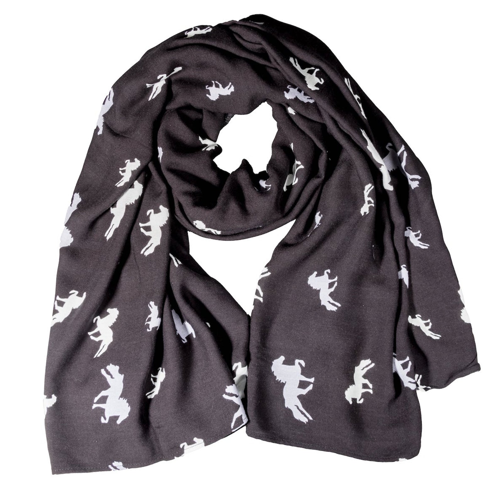 Karlslund scarf med hästar Accessoarer