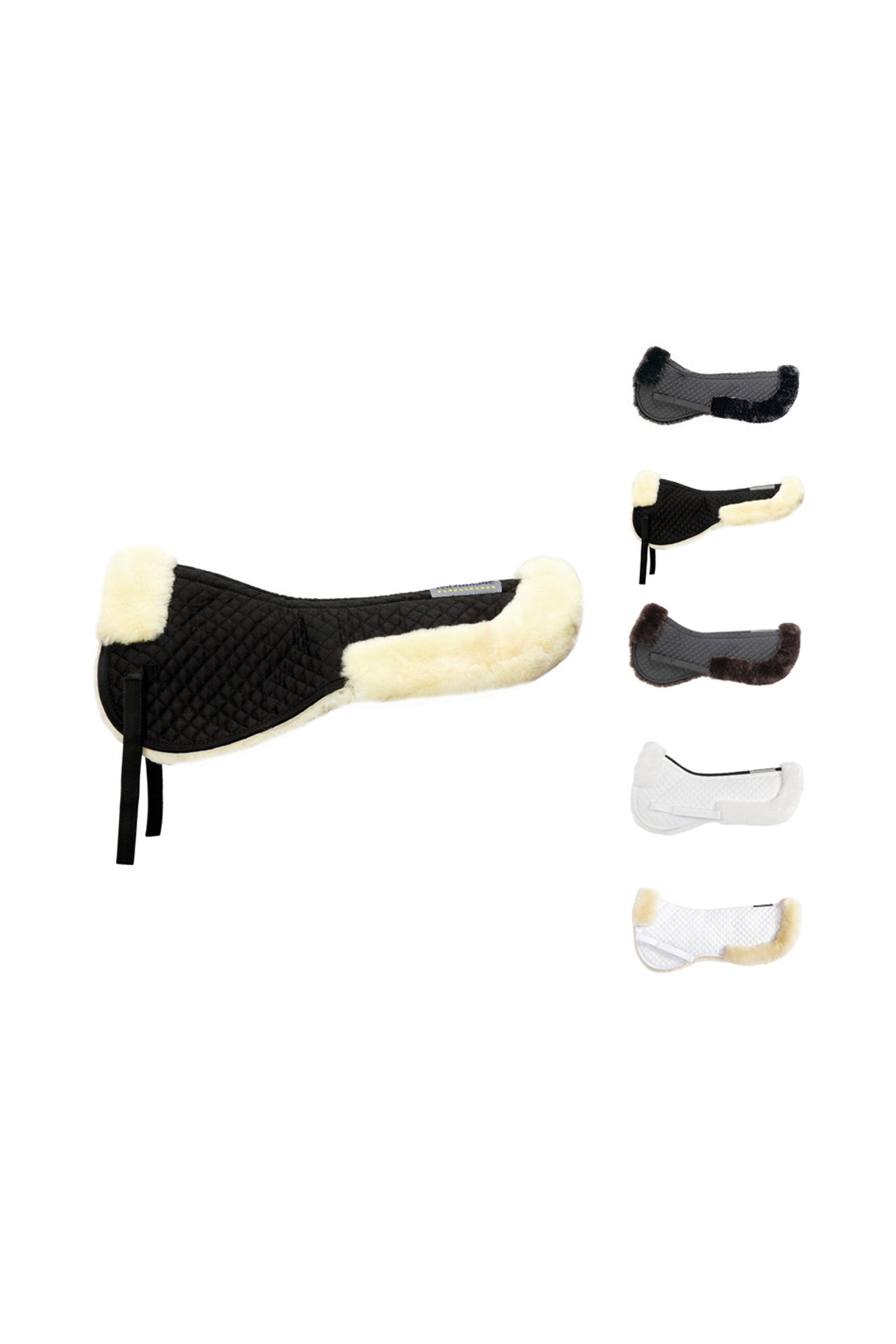 Kavalkade sadelunderlägg med ull Schabrak