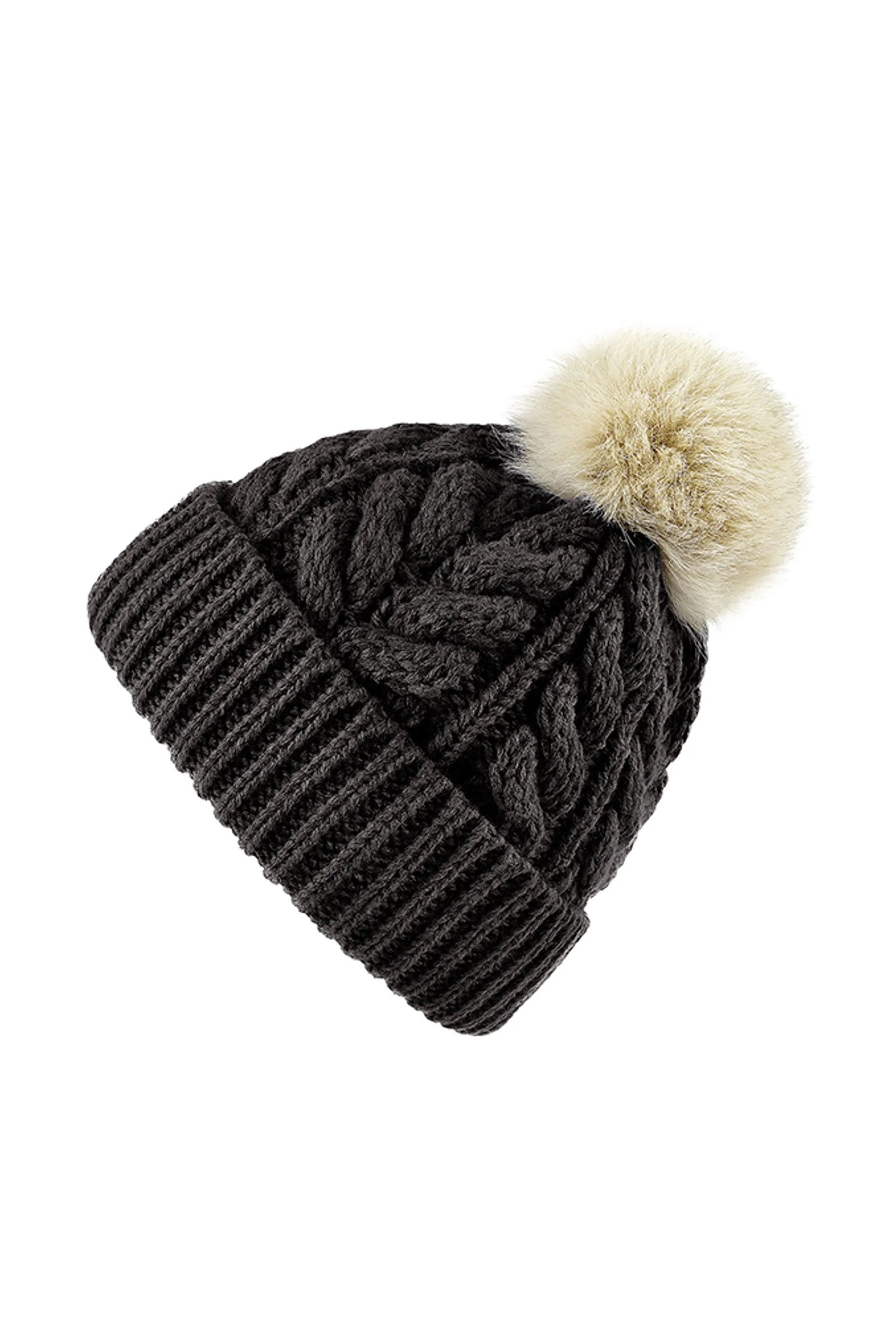 Cavallo CavalDune mössa med fuskpälsboll Accessoarer