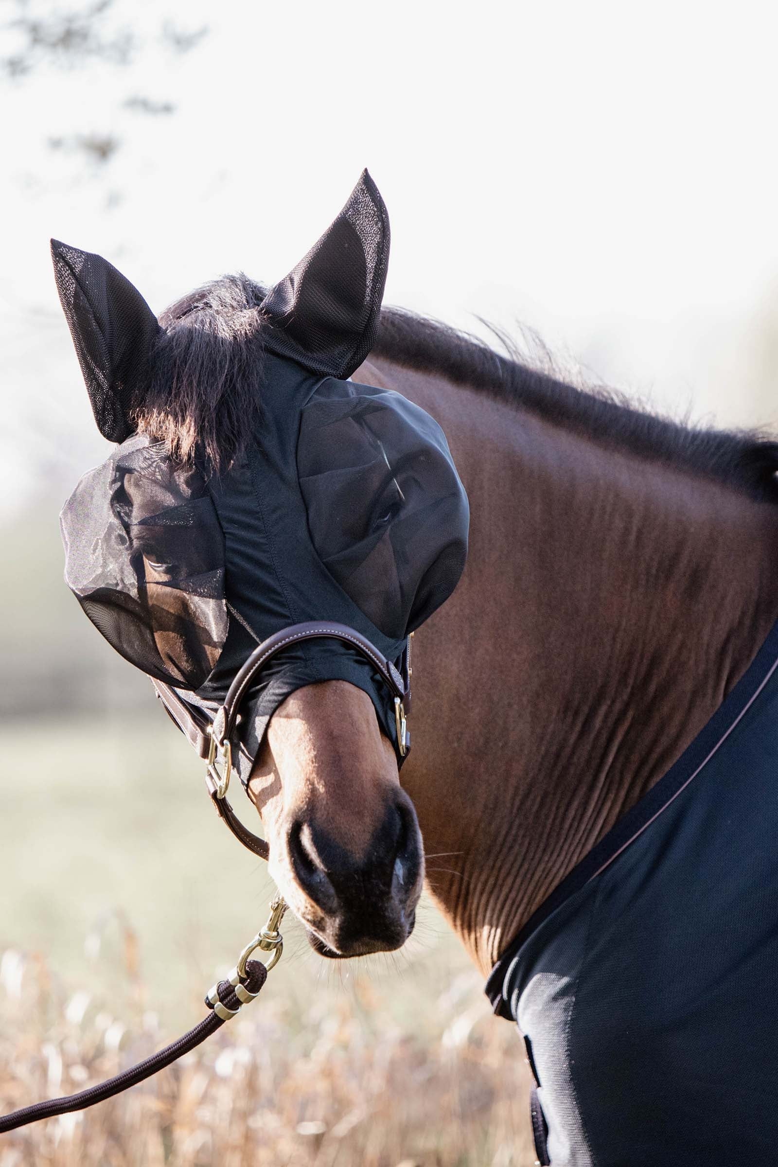 Kentucky Horsewear Fly Mask Slim Fit Antifly Protection for Horses