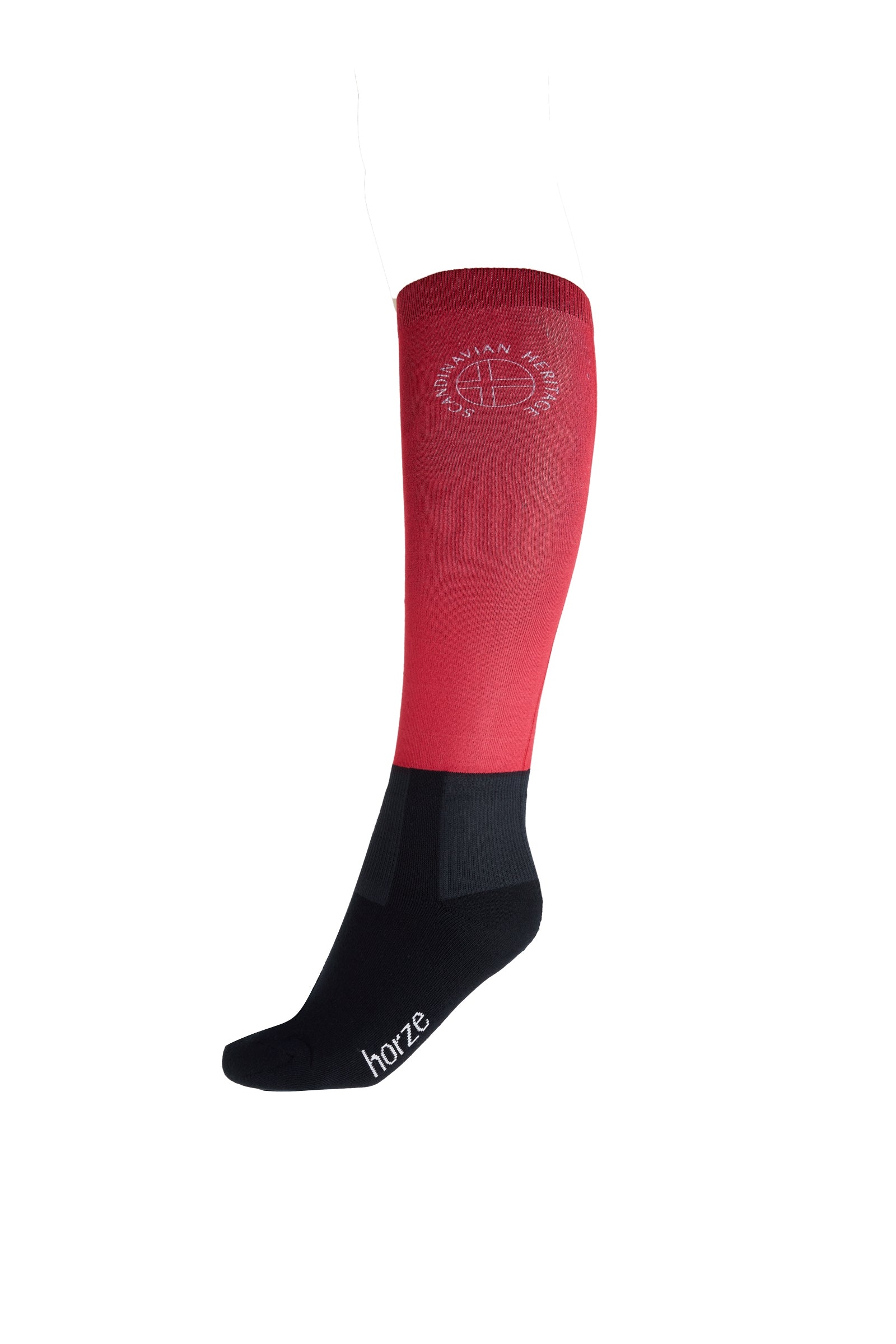 Horze Printed Riding Socks with Thin Shaft Socks
