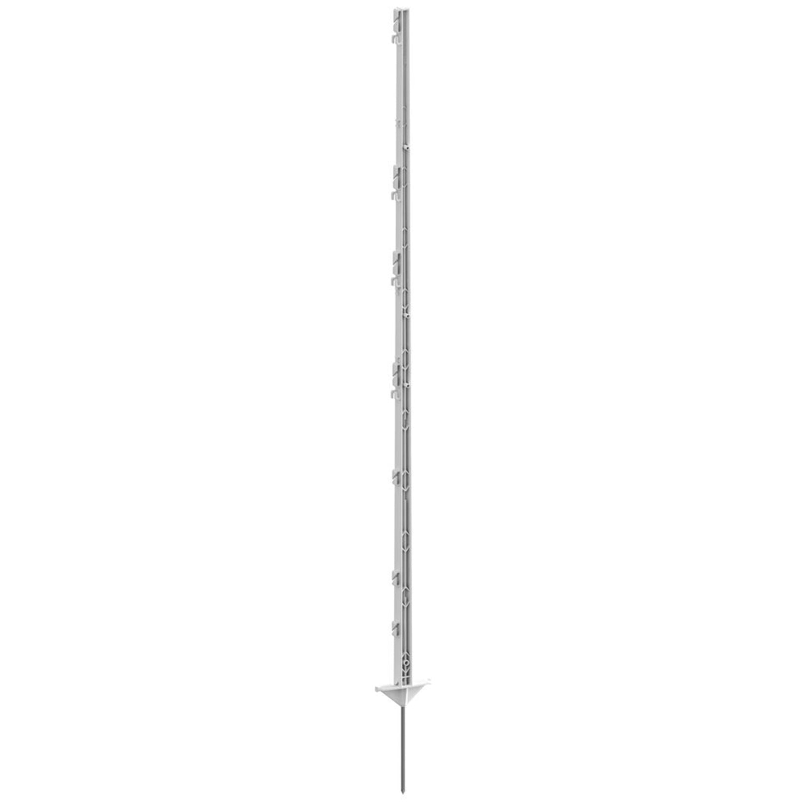 Farm Patrol Kerbl plaststolpe Classic vit 156 cm, 21cm spik, 5 st Elstängsel