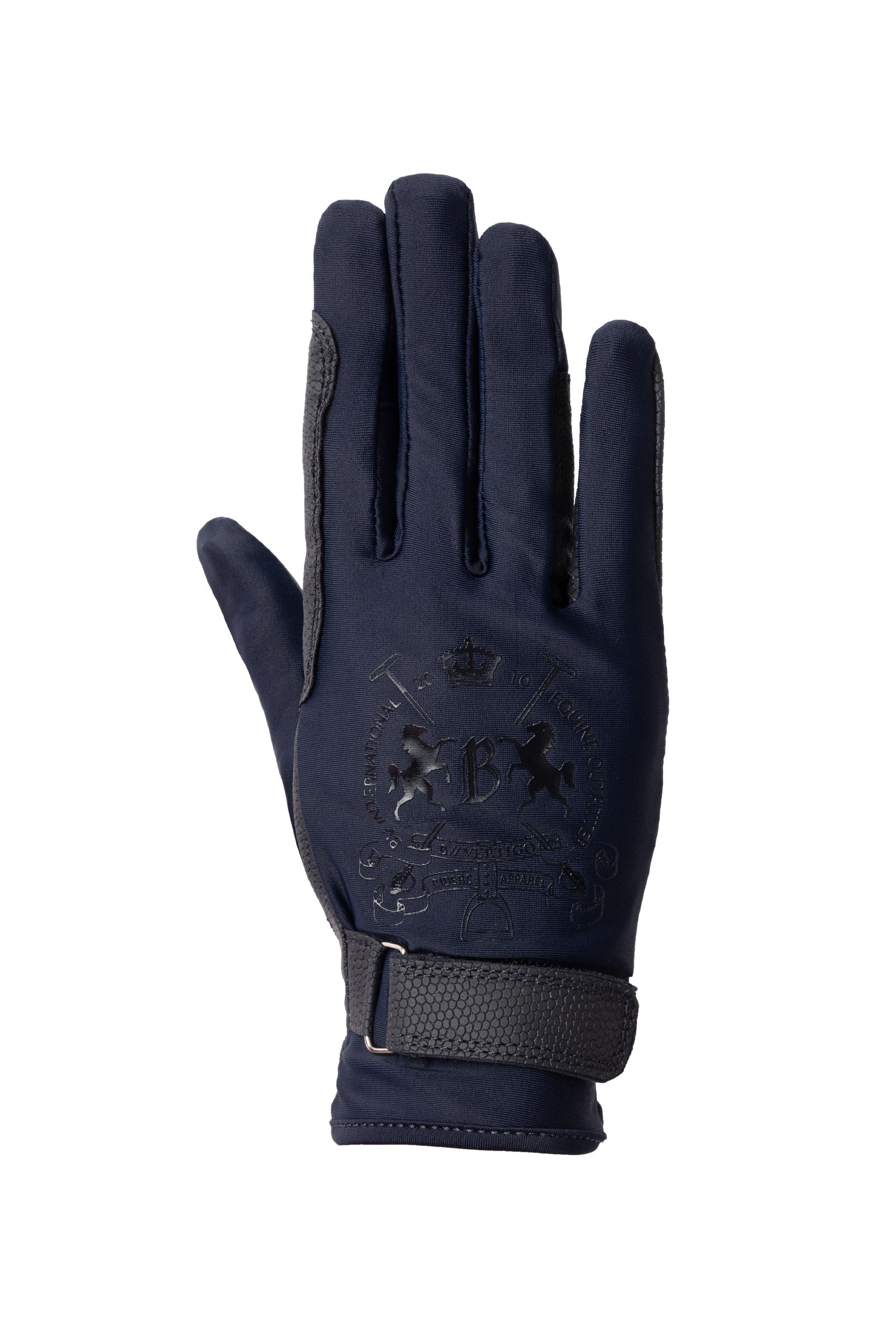 B Vertigo Laia Women's Riding Gloves with Logo Print Riding Gloves
