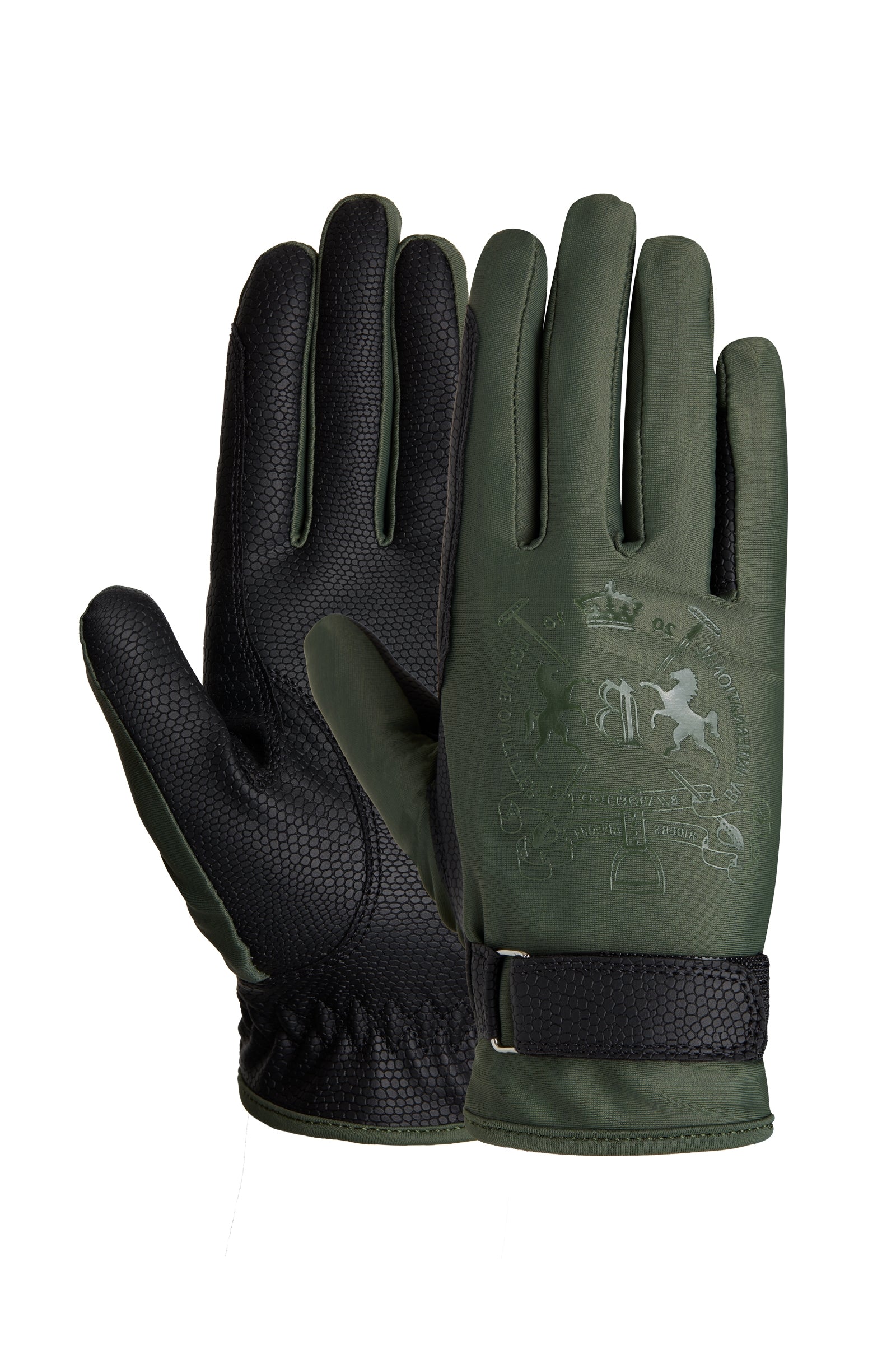 B Vertigo Laia ridhandskar för dam med logotyptryck Ridhandskar