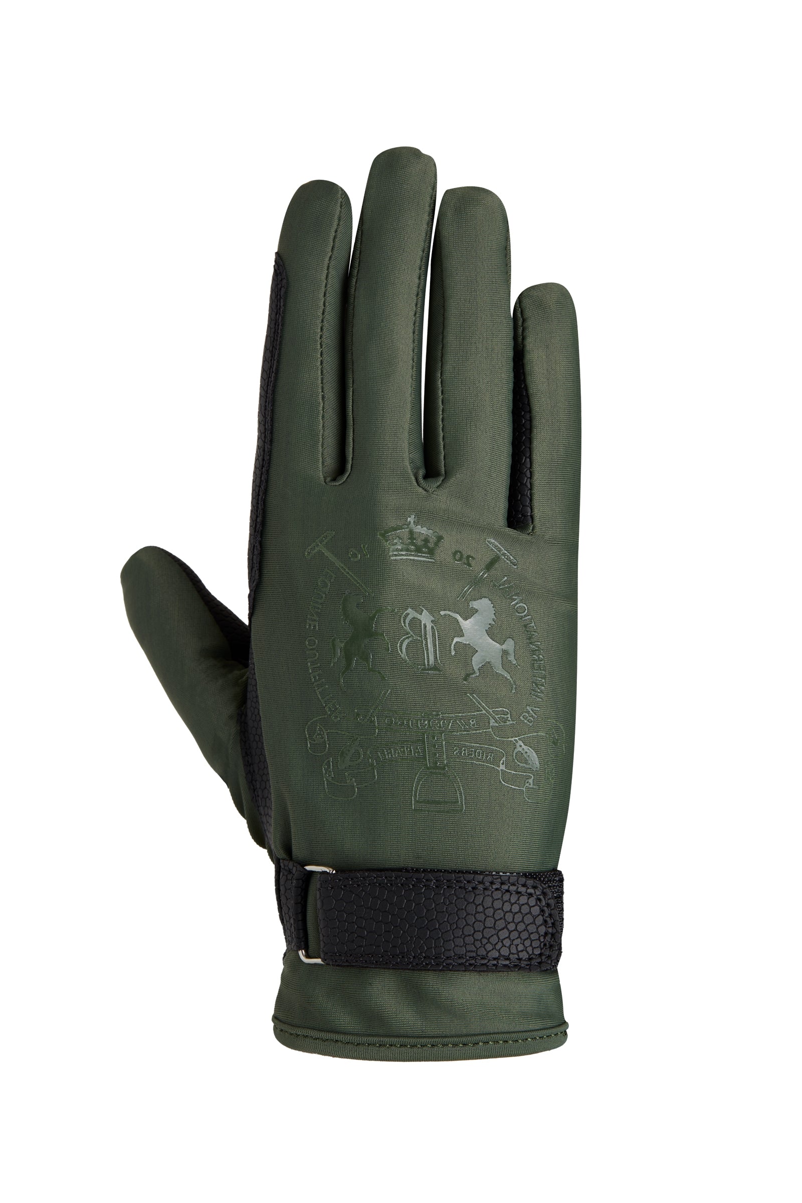 B Vertigo Laia Women's Riding Gloves with Logo Print Riding Gloves