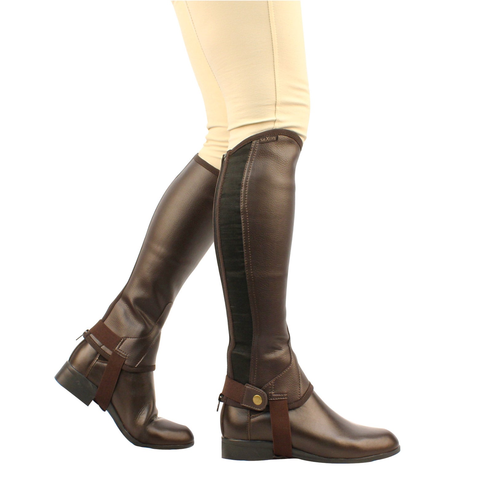 Saxon Equileather Half Chaps, Adult Stövlar & Chaps