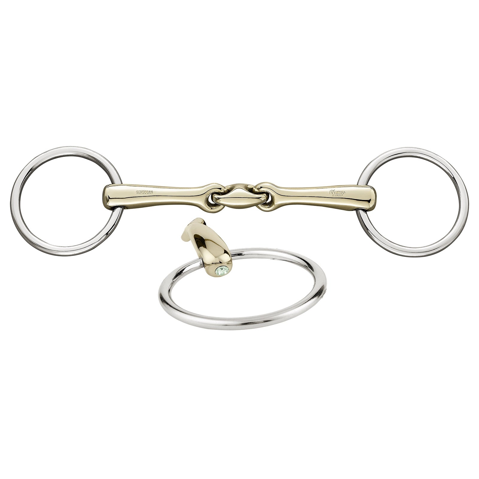 Sprenger KK Ultra bridongbett, Sensogan 14 mm med kristaller Bett